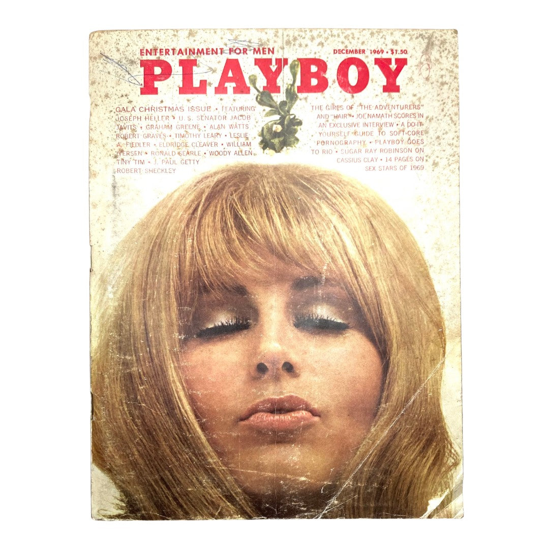 VTG Playboy Magazine December 1969 Playmate Gloria Root w Centerfold No Label