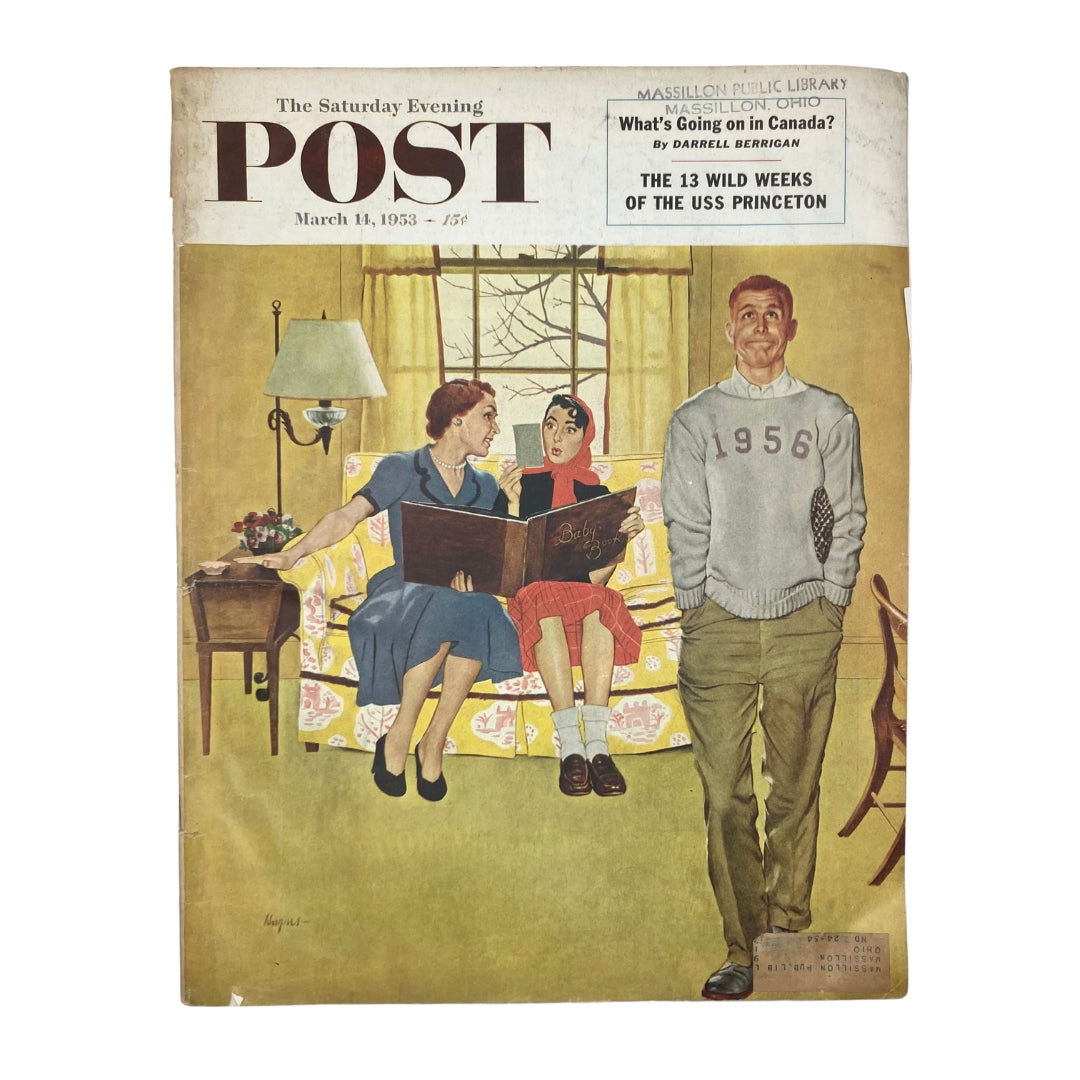 Saturday Evening Post Magazine March 14 1953 Billikins - George Hughes