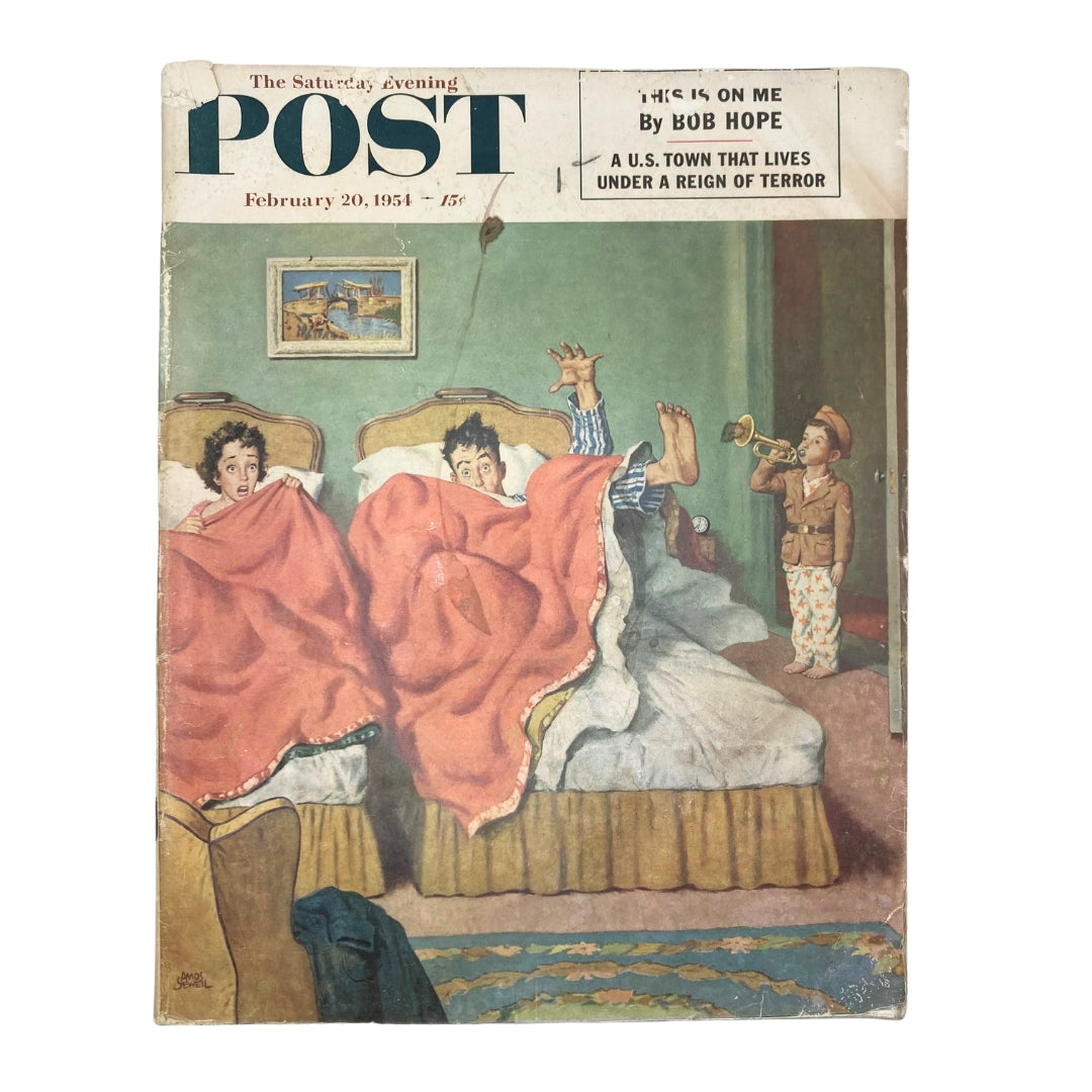 Saturday Evening Post Magazine February 20 1954 Bugleboy - Sewell GD Interior