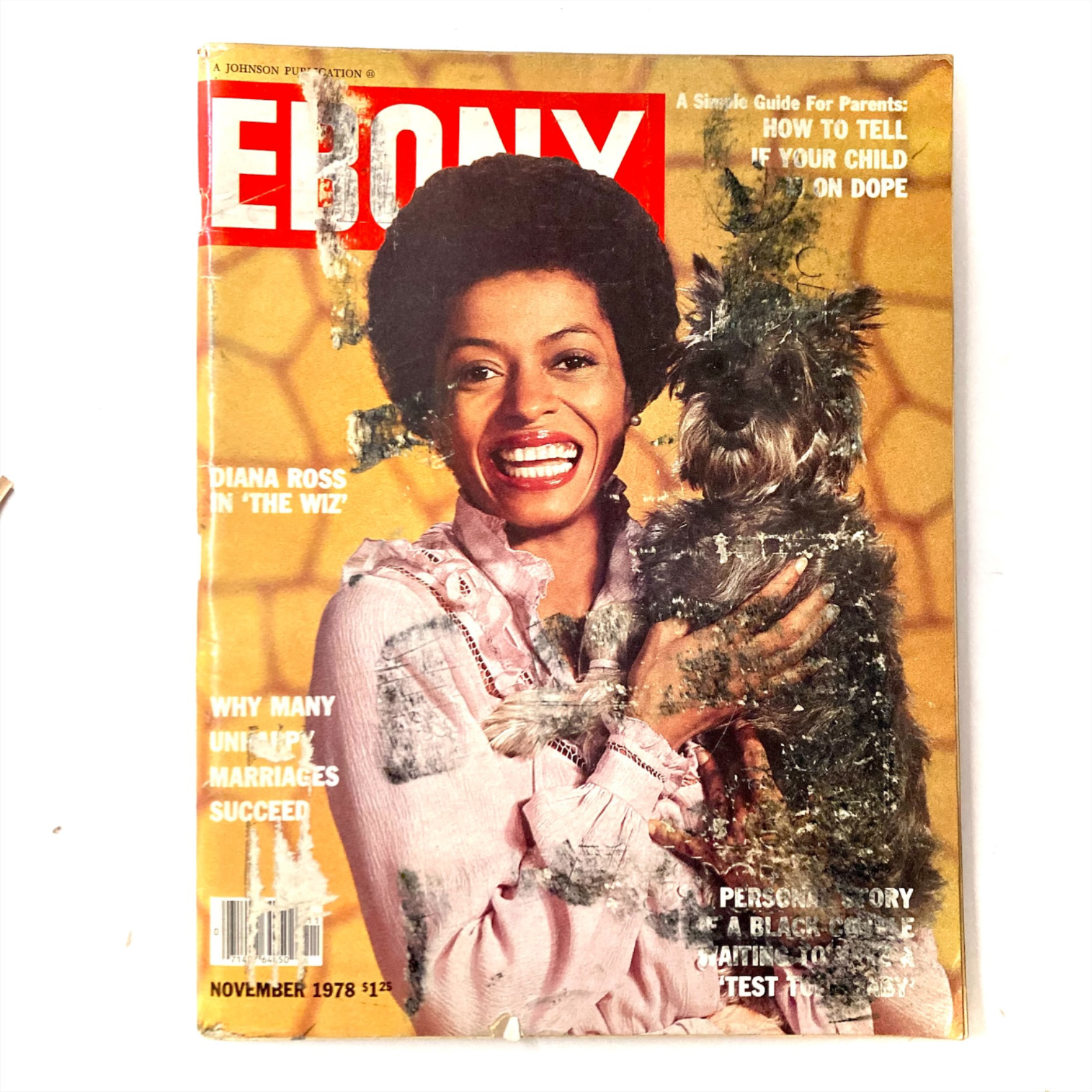 VTG Ebony Magazine November 1978 Diana Ross The Wiz GD Interior