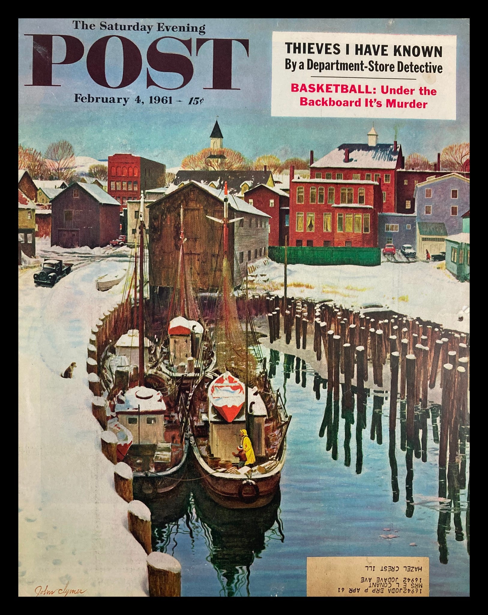 COVER ONLY The Saturday Evening Post February 4 1961 Thieves I Have Known