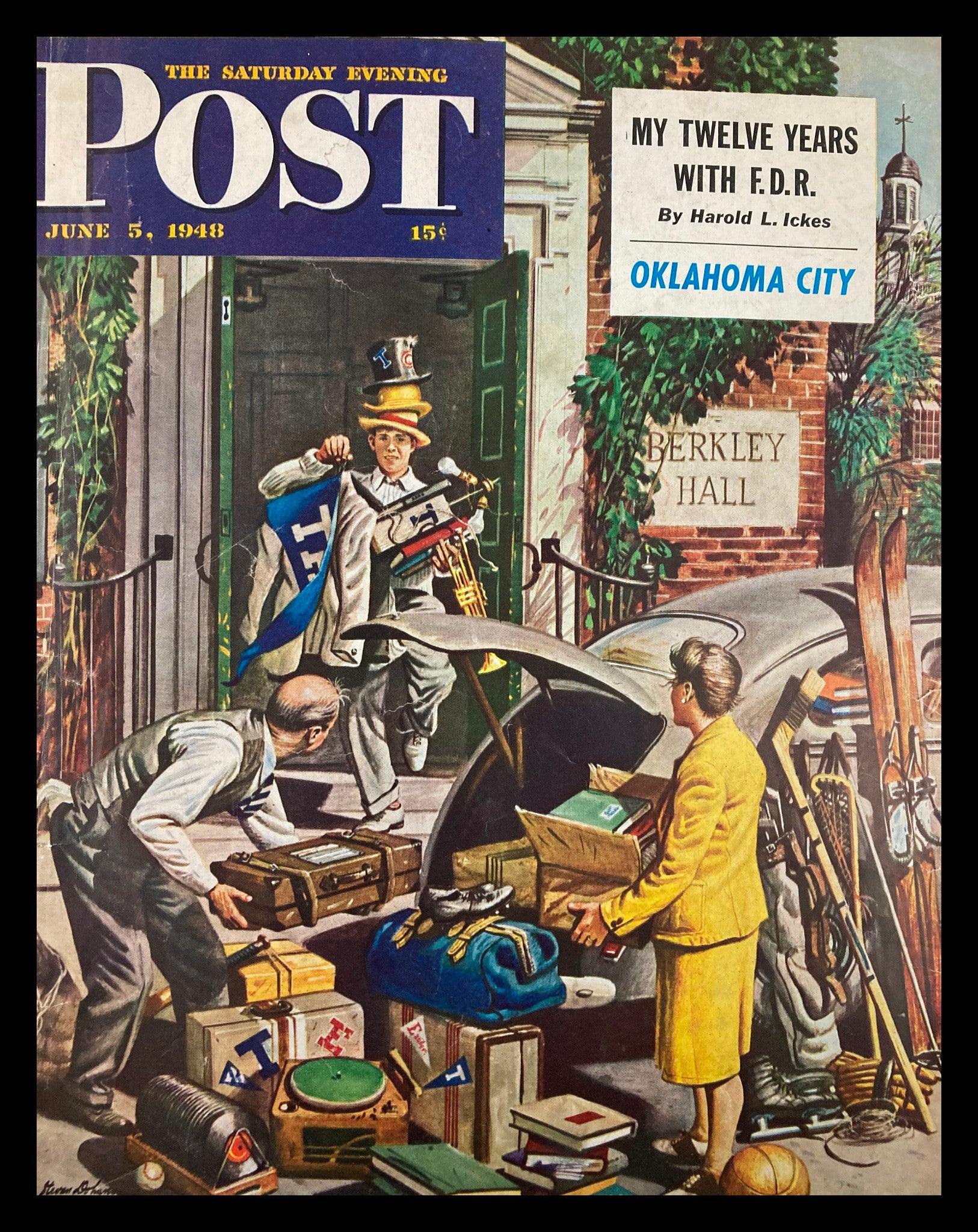 COVER ONLY The Saturday Evening Post June 5 1948 Oklahoma City No Label