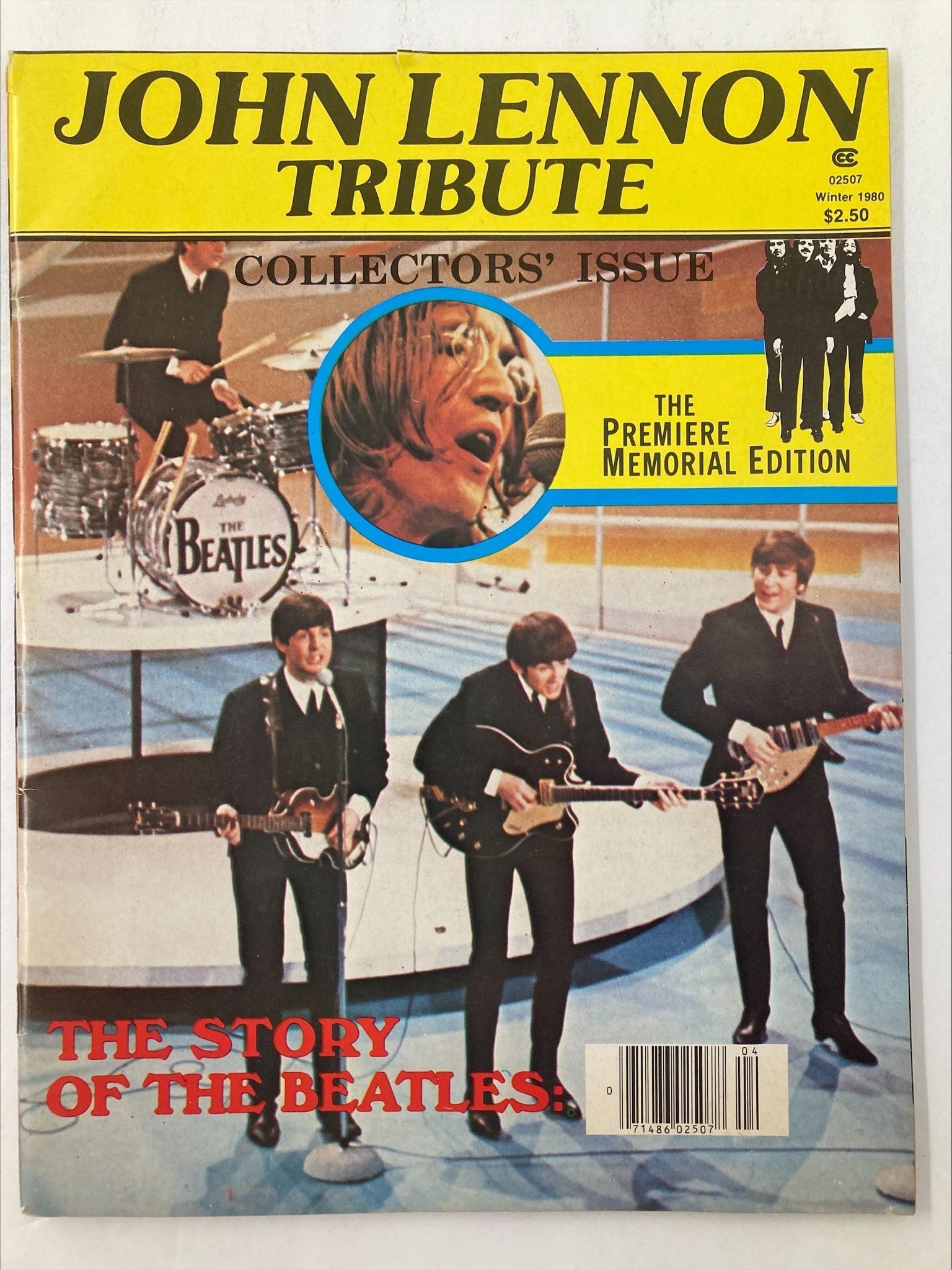 Winter 1980 John Lennon Tribute Premiere Memorial Edition Story of The Beatles