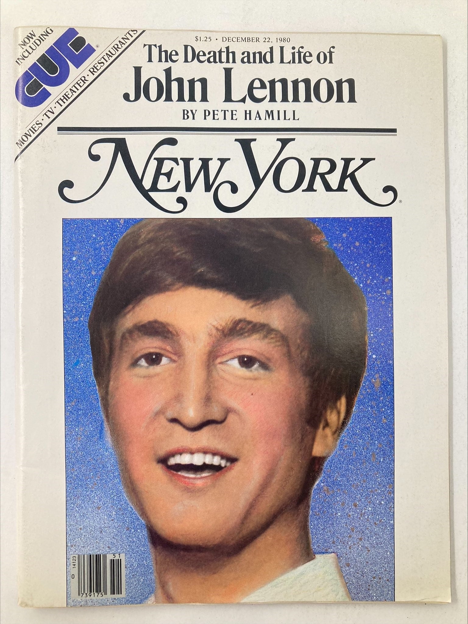 VTG New York Magazine December 22 1980 Vol 13 #50 Death of John Lennon No Label