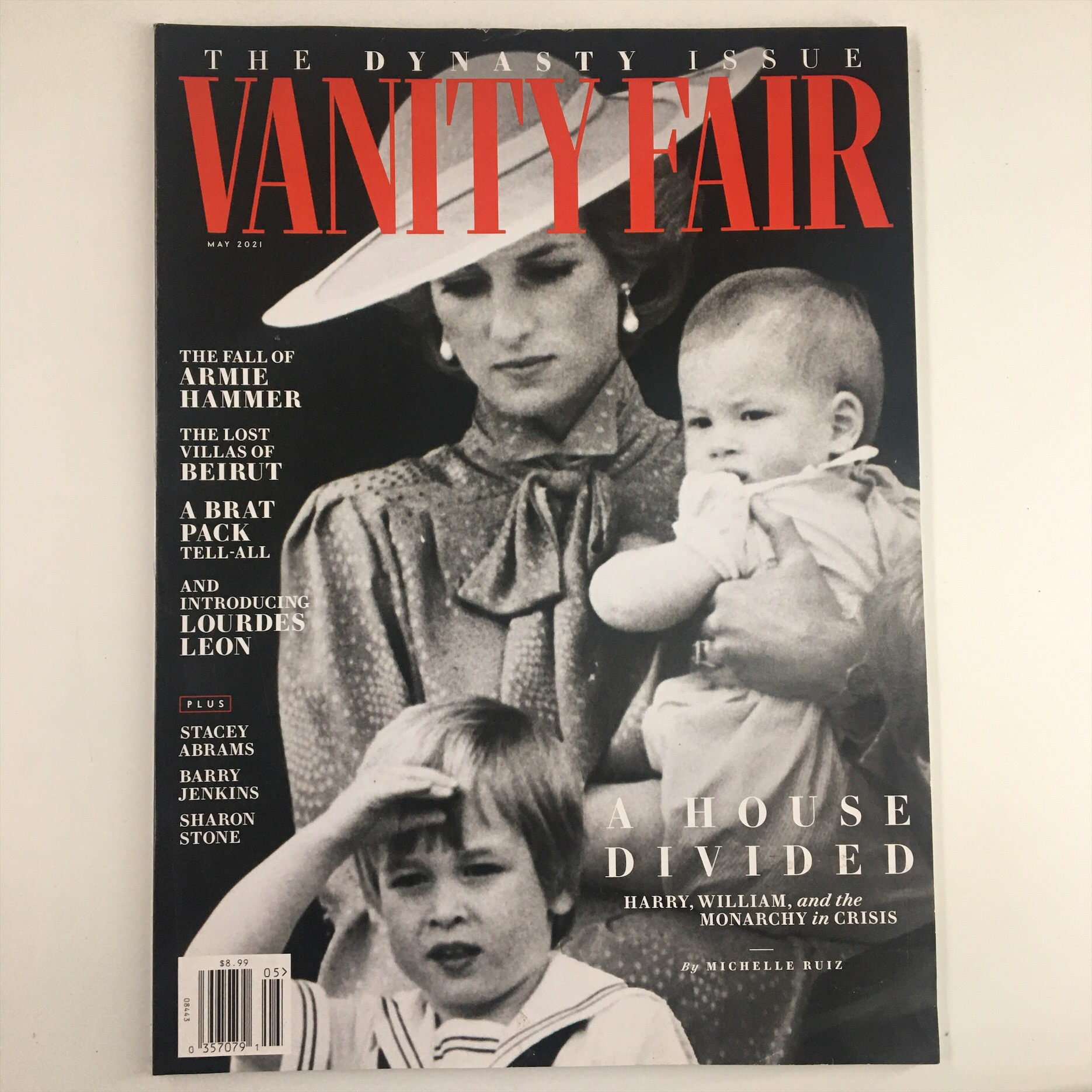 Vanity Fair Magazine May 2021 Harry, William and Princess Diana No Label VG