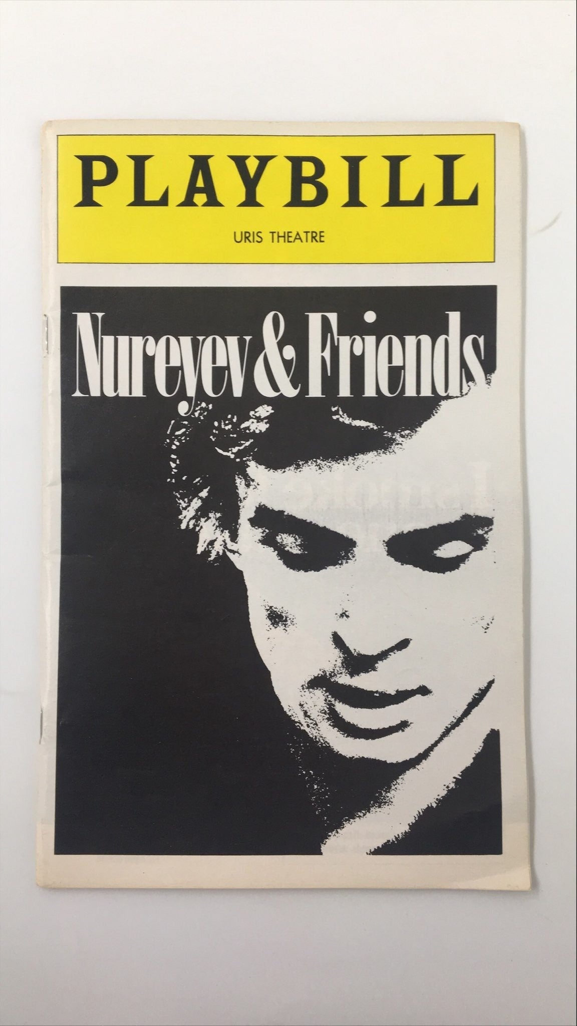 1975 Playbill Uris Theatre Carolyn Adams and Lisa Bradley in Nureyev and Friends