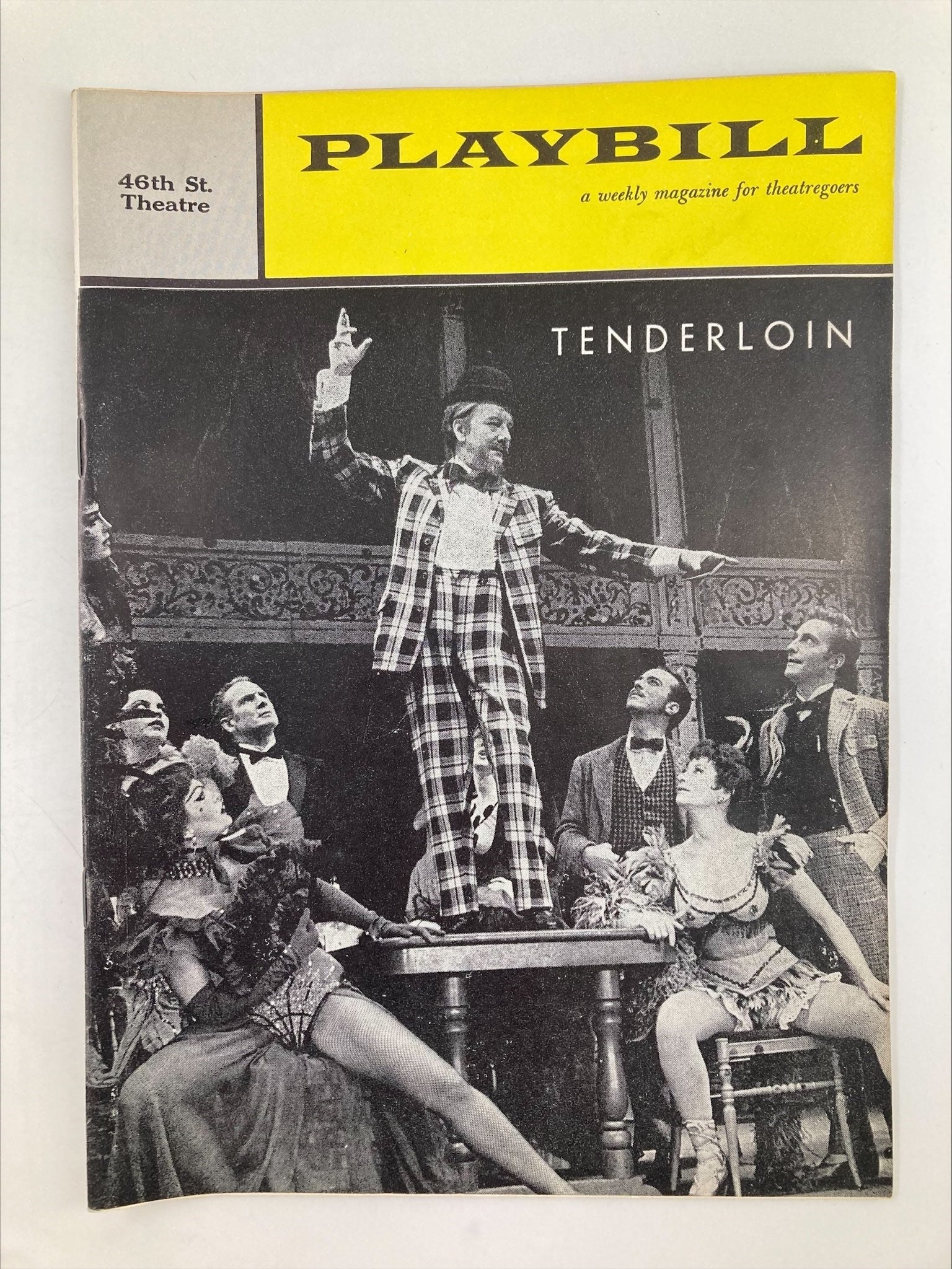 1961 Playbill Forty-Sixth Street Theatre Maurice Evans in Tenderloin