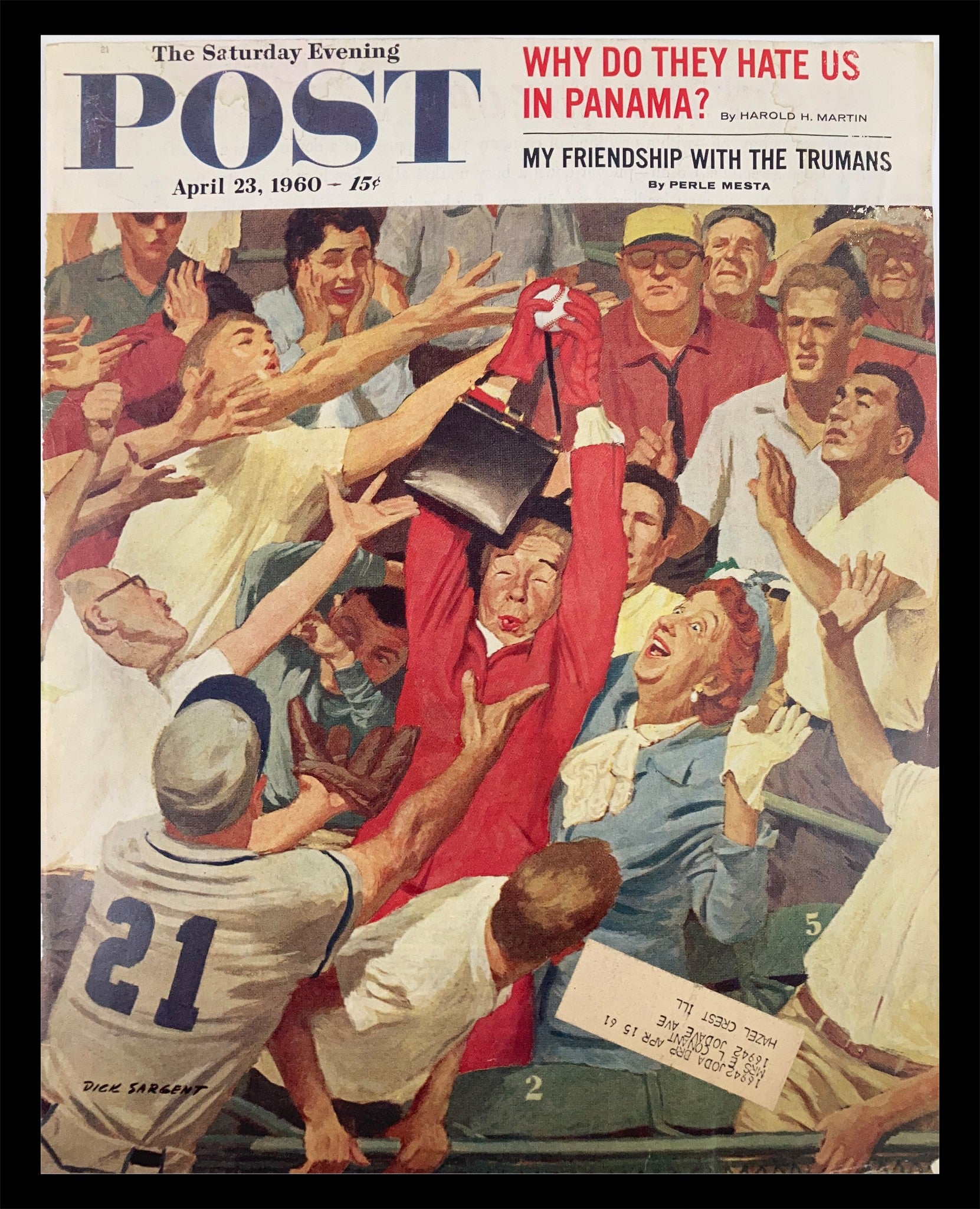 COVER ONLY The Saturday Evening Post April 23 1960 Friendship with The Trumans