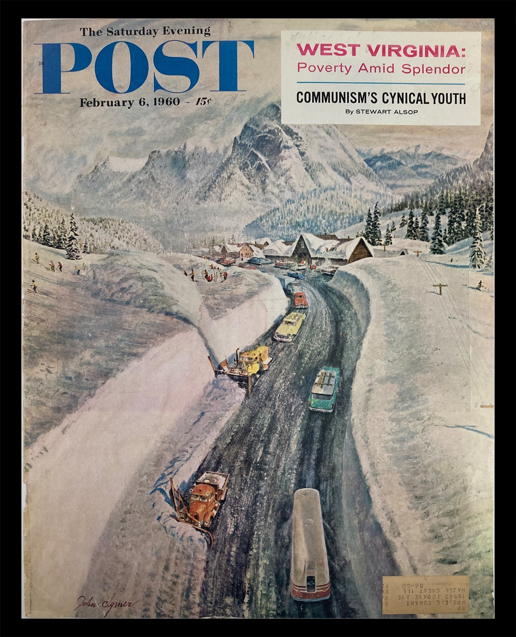 COVER ONLY The Saturday Evening Post February 6 1960 Communism's Clynical Youth