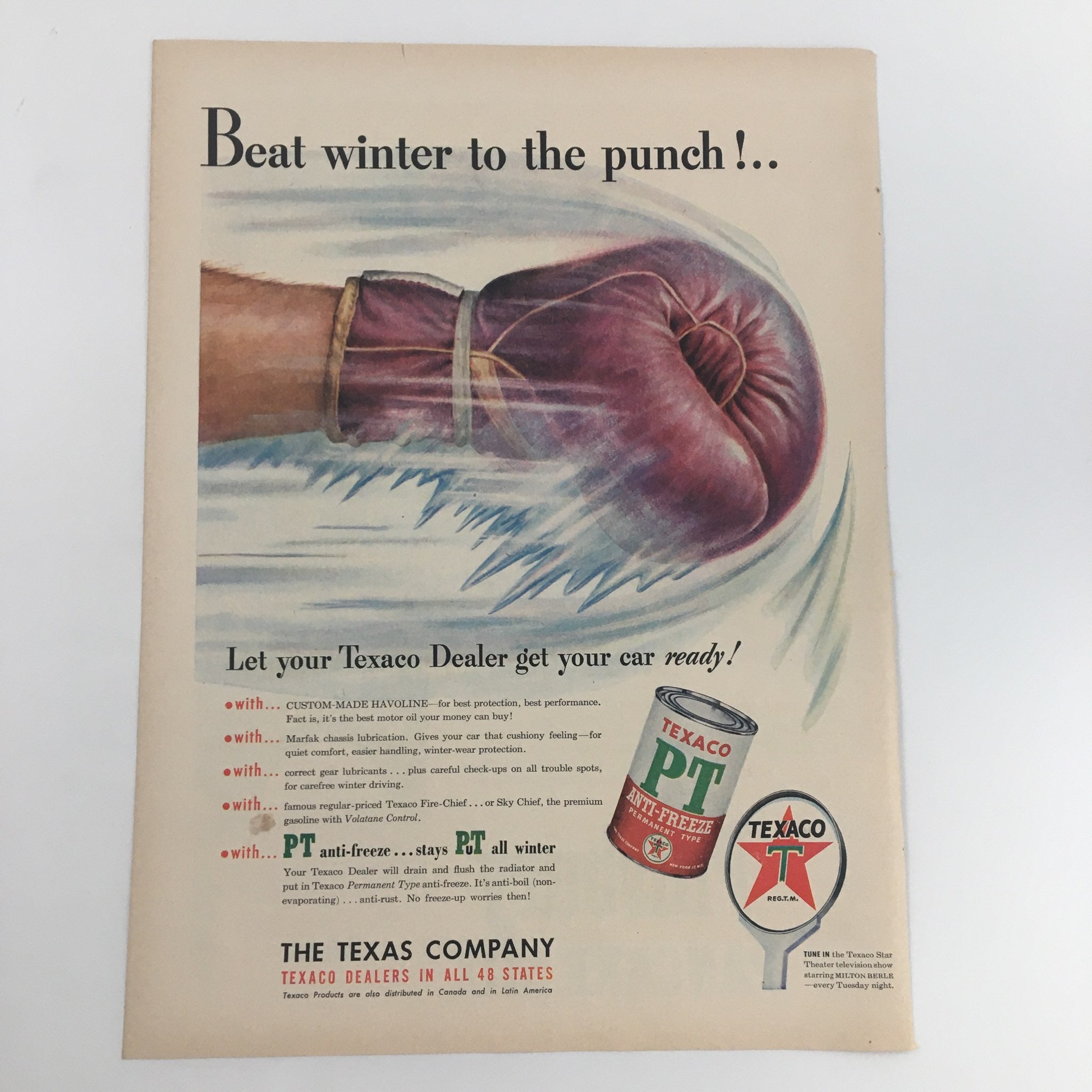 1950 Pillsbury Best Light Pancake Mix Vintage Print Ad