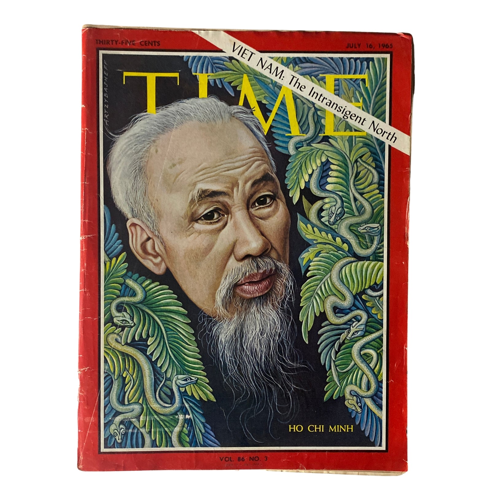 Time Magazine July 16, 1965 Vol 86 No. 3 Ho Chi Minh, Viet Nam