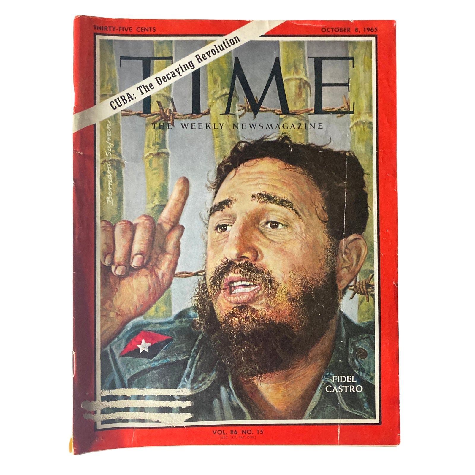 Time Magazine October 8, 1965 Vol 86 No. 15 Fidel Castro The Decaying Revolution