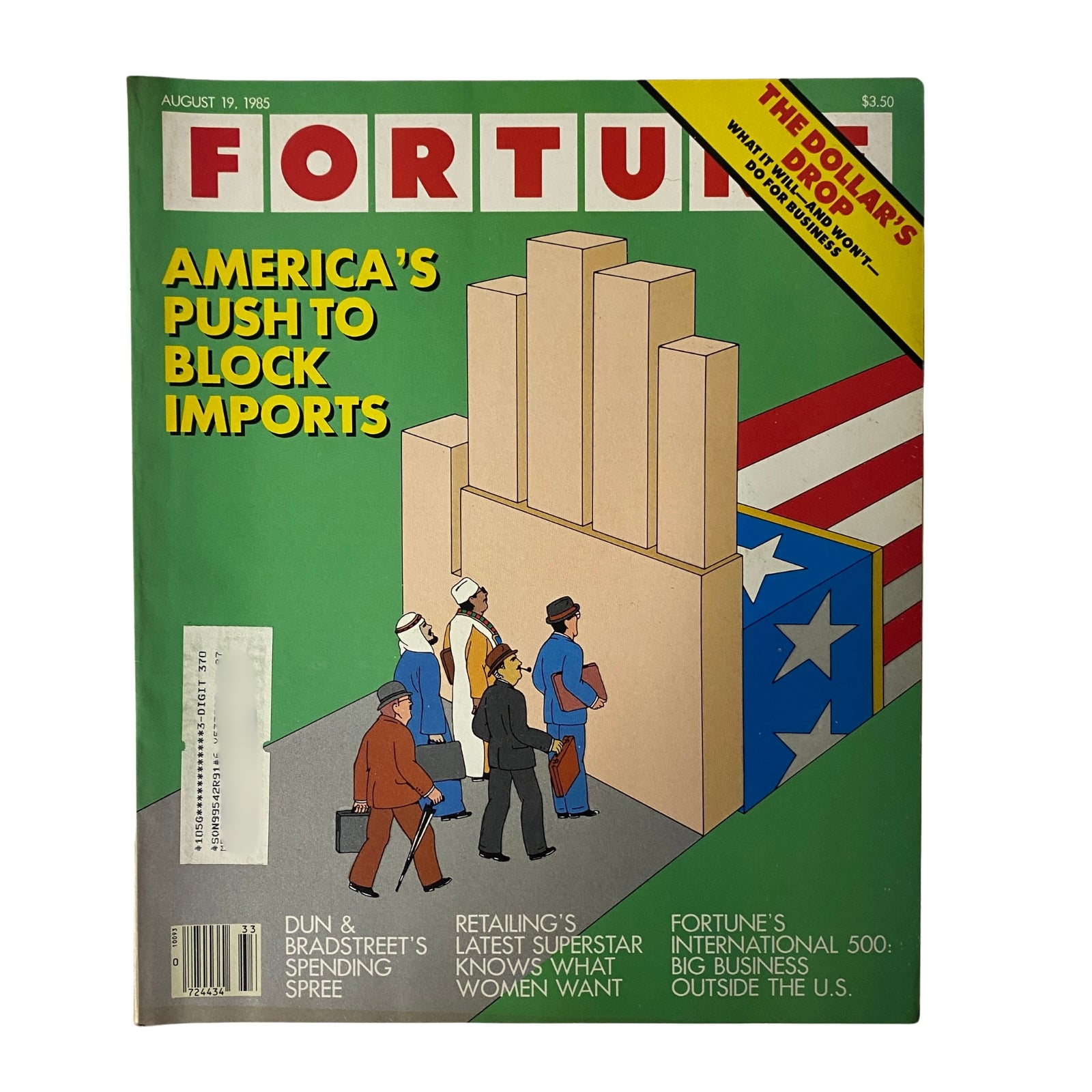 Fortune Magazine August 19, 1985 America's Push To Block Imports VG