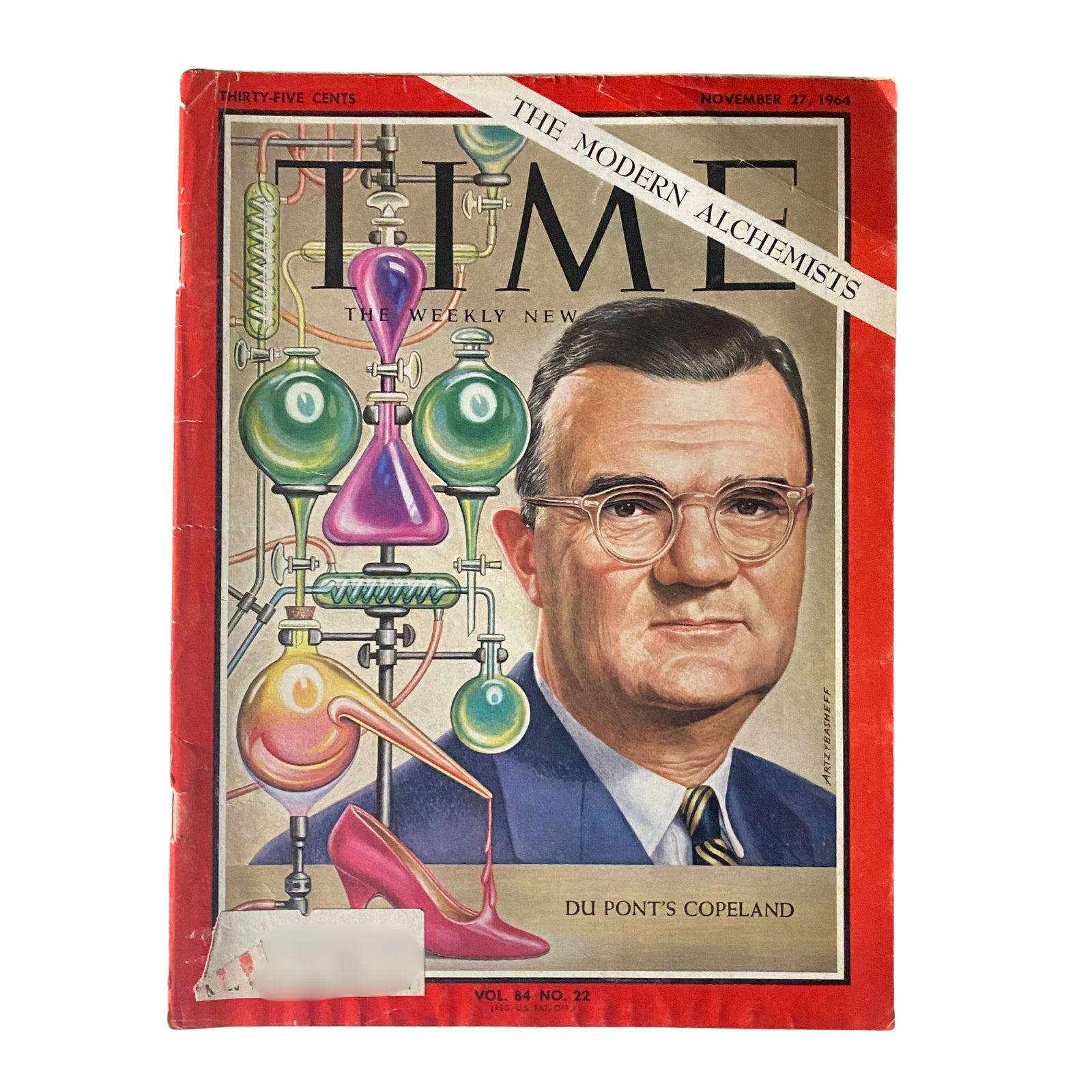 Time Magazine November 27, 1964 Vol 84 No. 22 Du Pont's Copeland