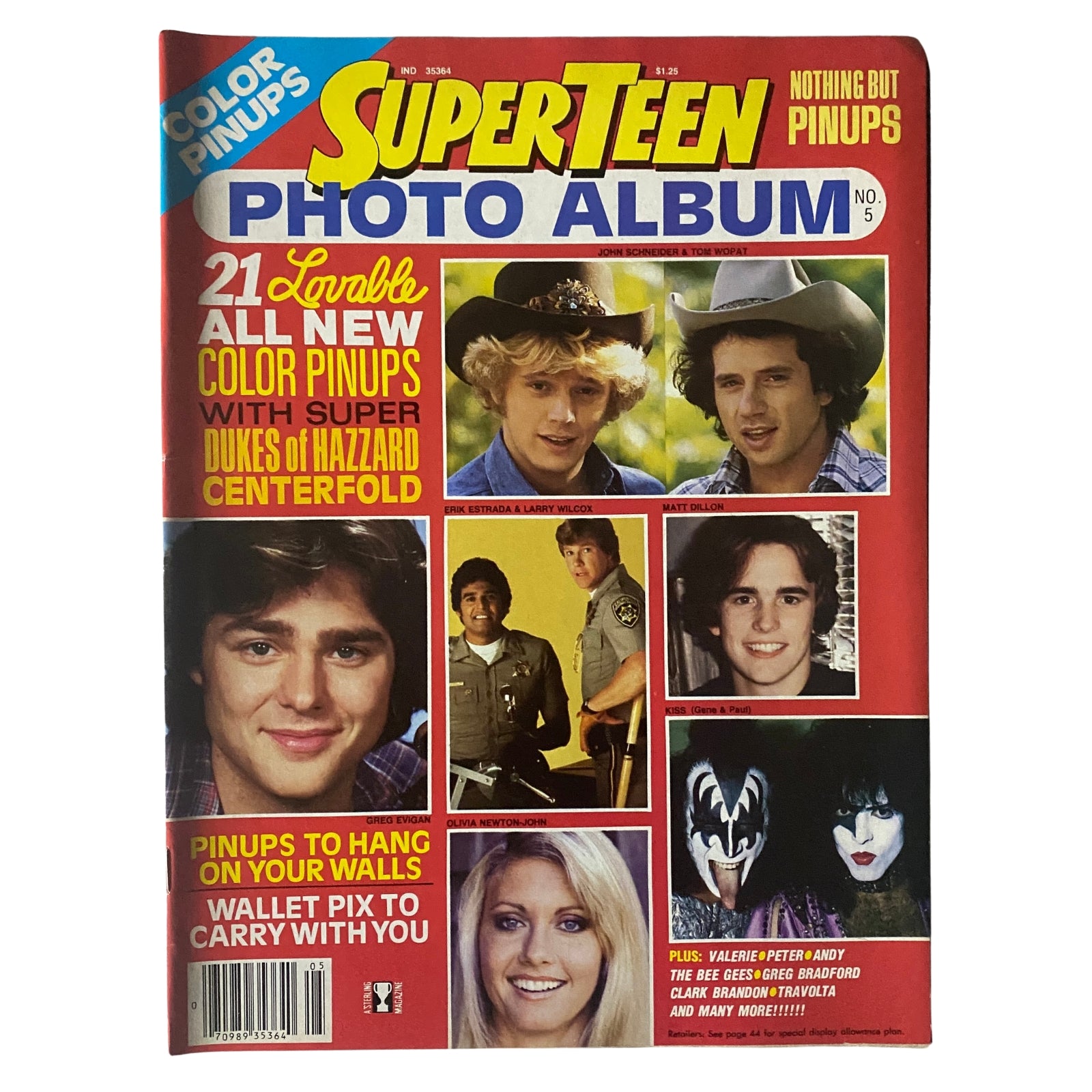 SuperTeen Photo Album No. 5 John Schneider & Tom Wopat Cover No Label