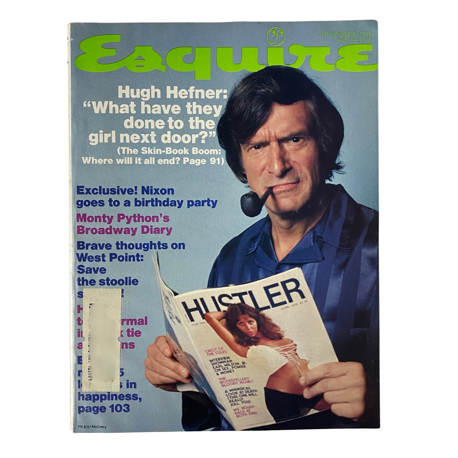 Esquire Magazine November 1976 Hugh Hefner, Monty Python VG