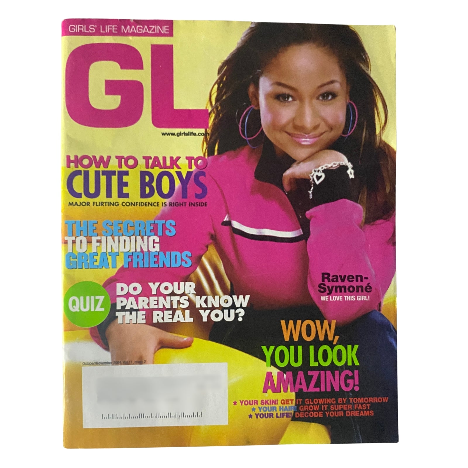 Girls' Life Magazine October 2004 Vol 11 Issue 2 Raven Symone Cover
