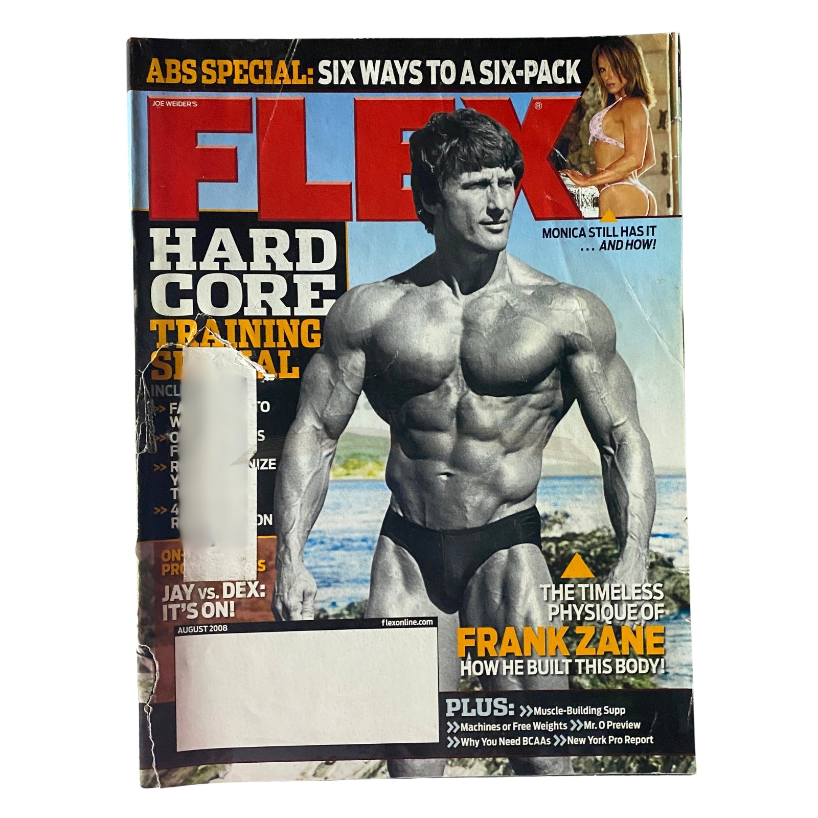 Flex Magazine August 2008 Vol 26, Num 6 Frank Zane Cover