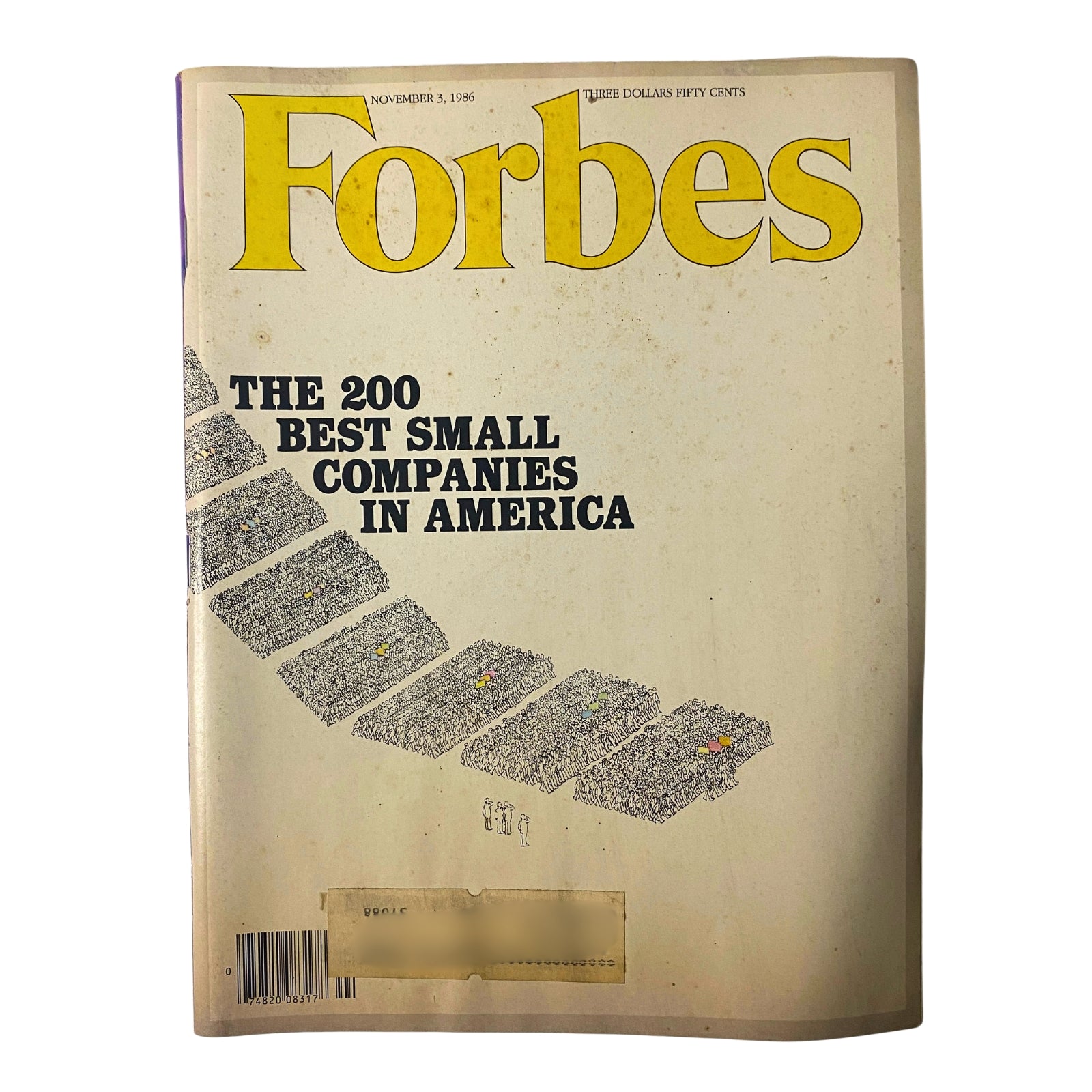 Cover of Forbes Magazine dated November 3, 1986, featuring the title 'The 200 Best Small Companies in America'.