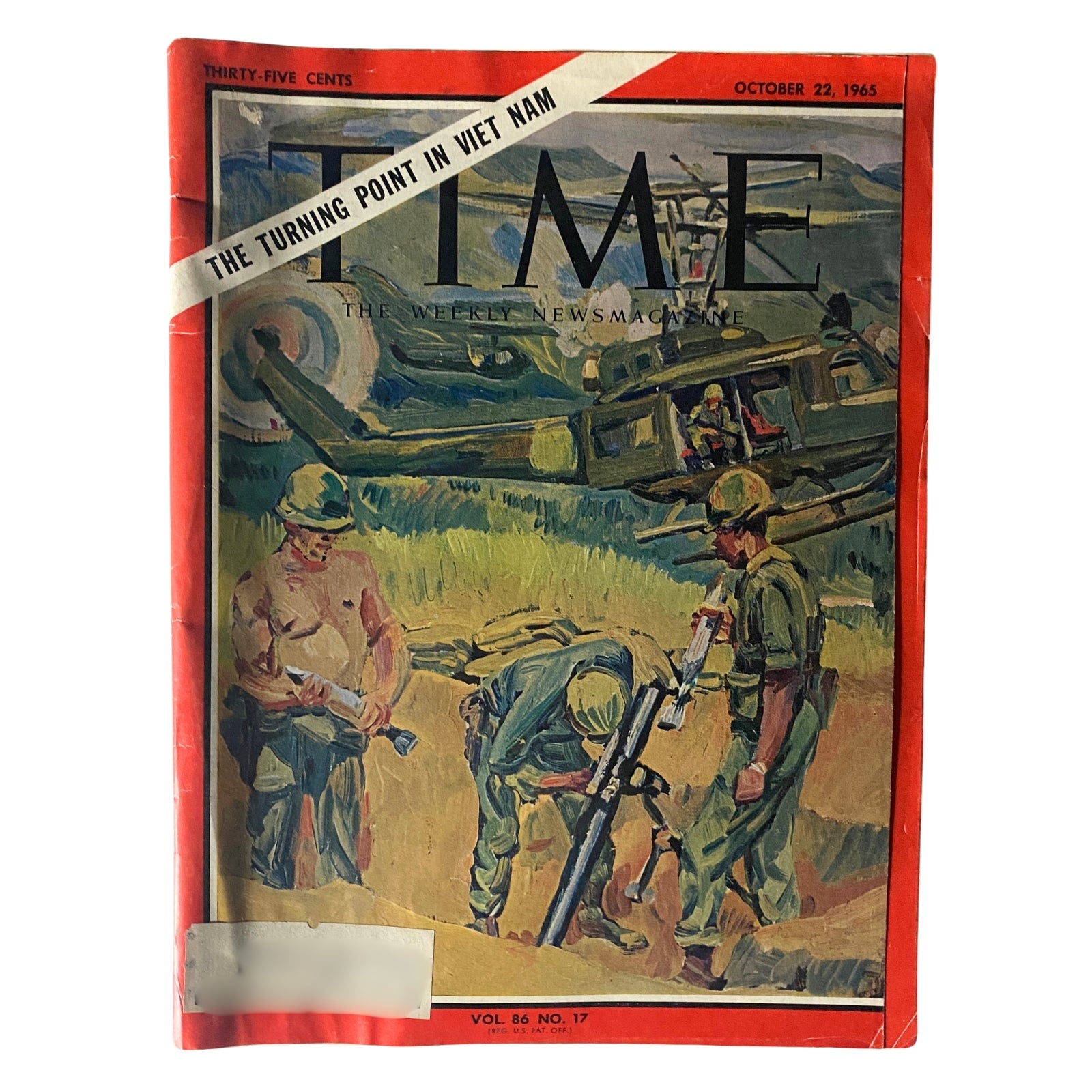 Time Magazine October 22, 1965 Vol 86 No. 17 The Turning Point in Viet Nam