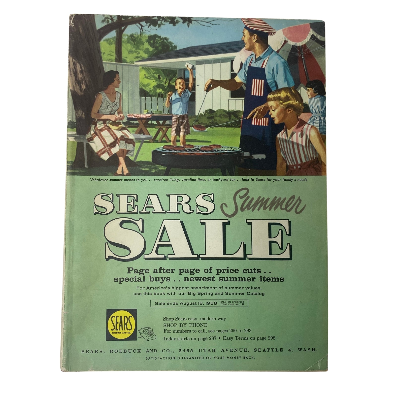 1958 Sears Summer Sale Catalog