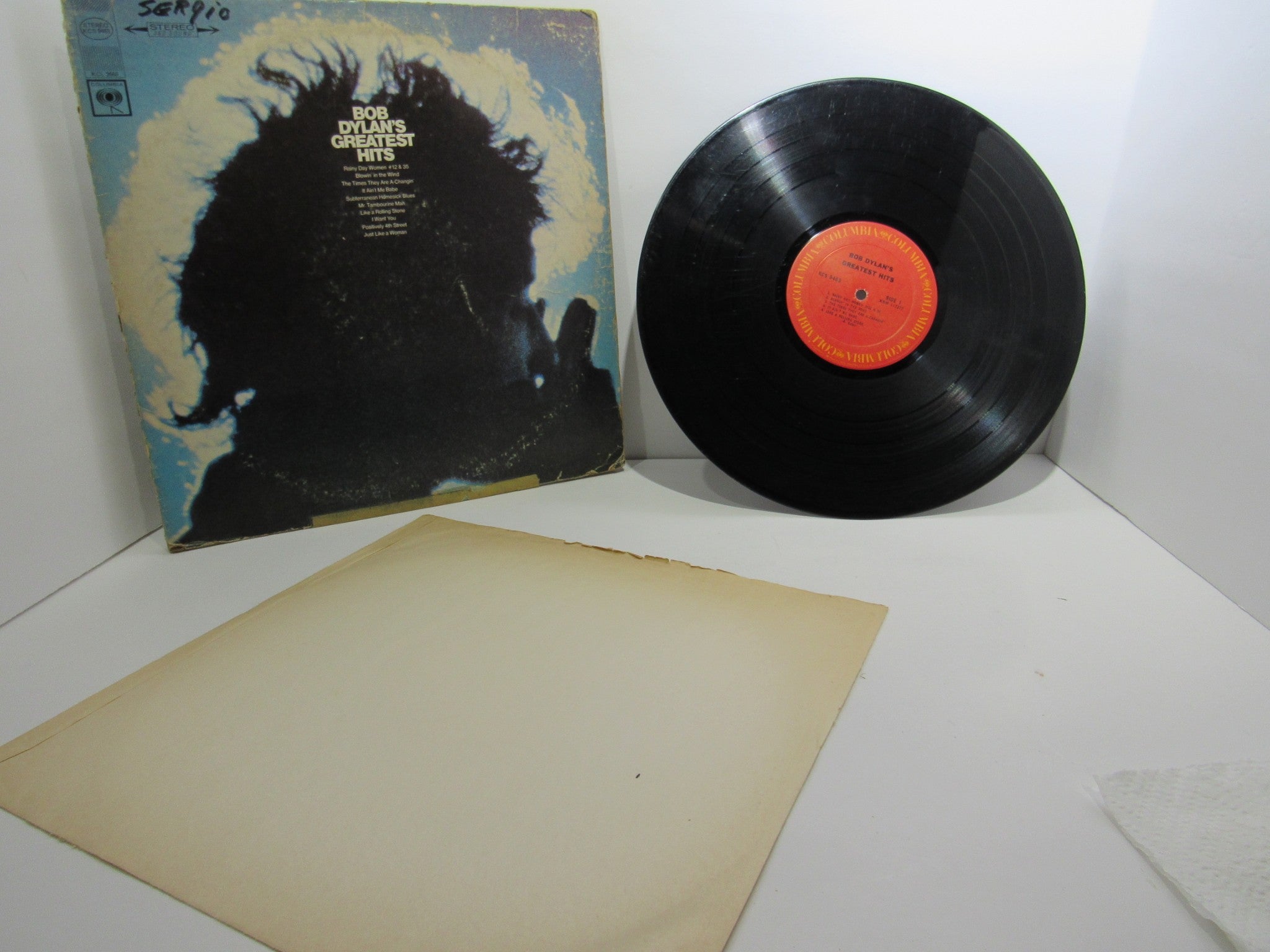 Bob Dylan's Greatest Hits Columbia KCS 9463 Comp 12" LP Grade: G+