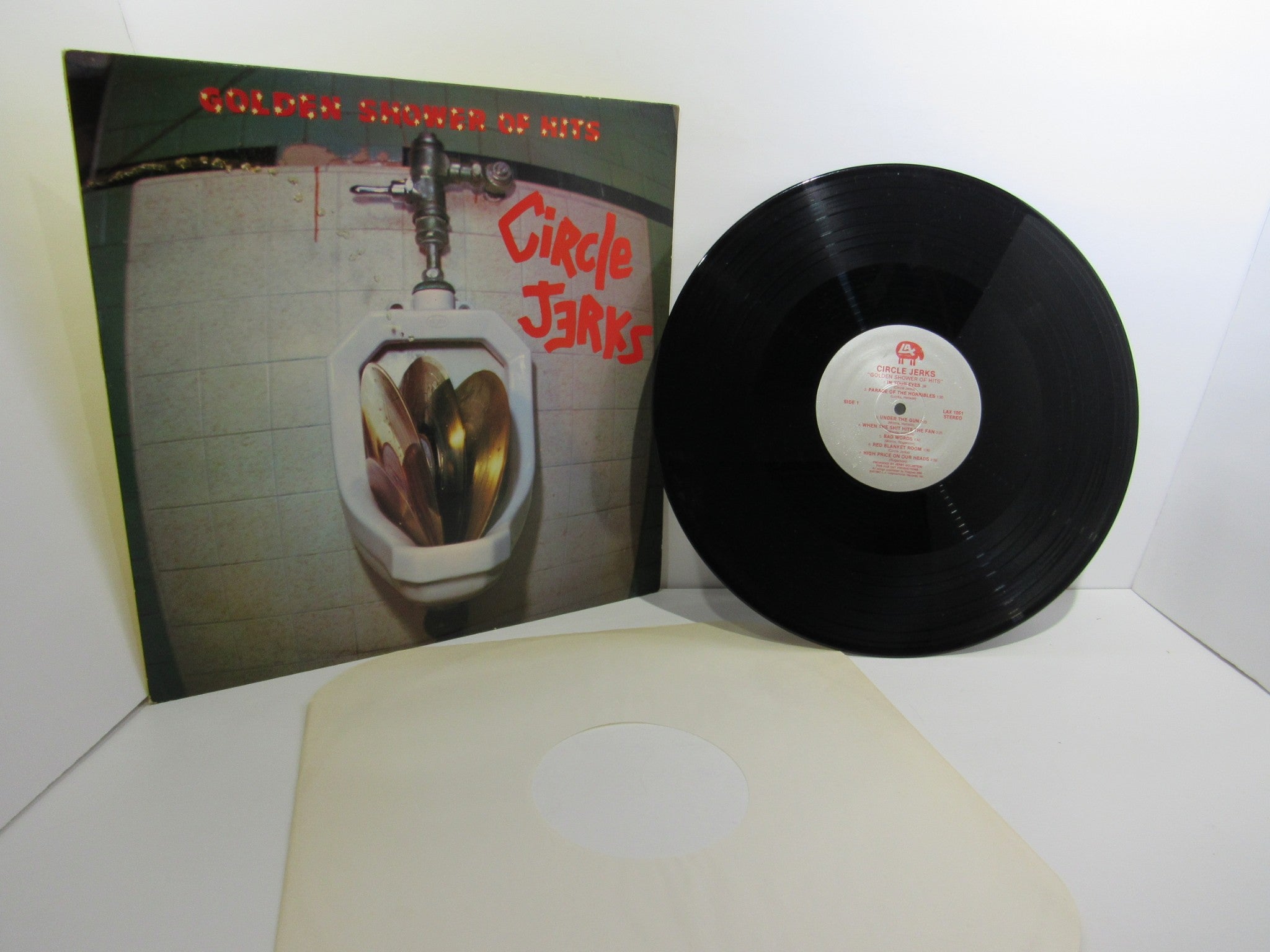 Circle Jerks: Golden Shower Of Hits LAX Records LAX 1051 LP Grade: VG+