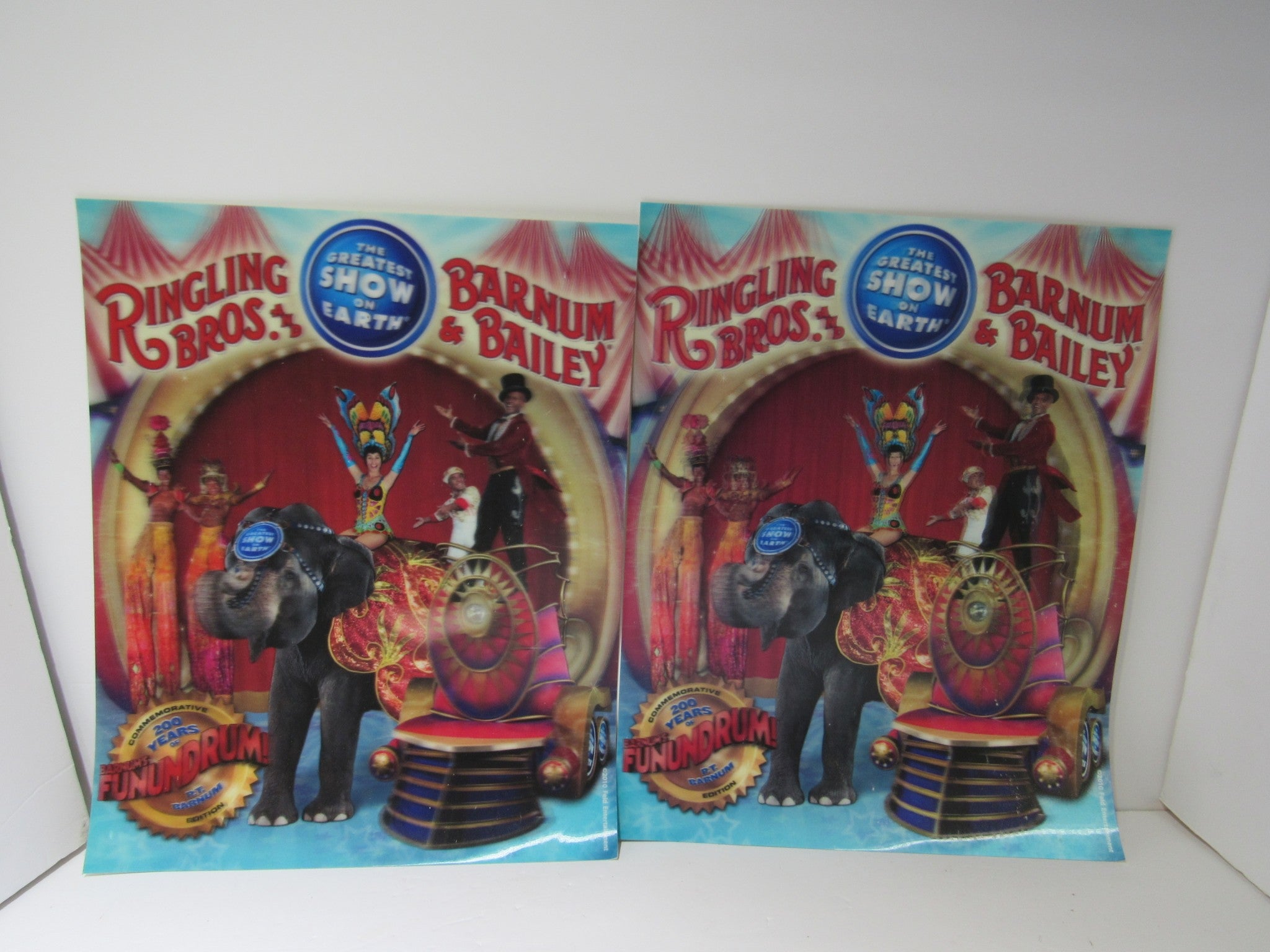 2010 Ringling Bros. Barnum and Bailey Poster 12½" x 10"