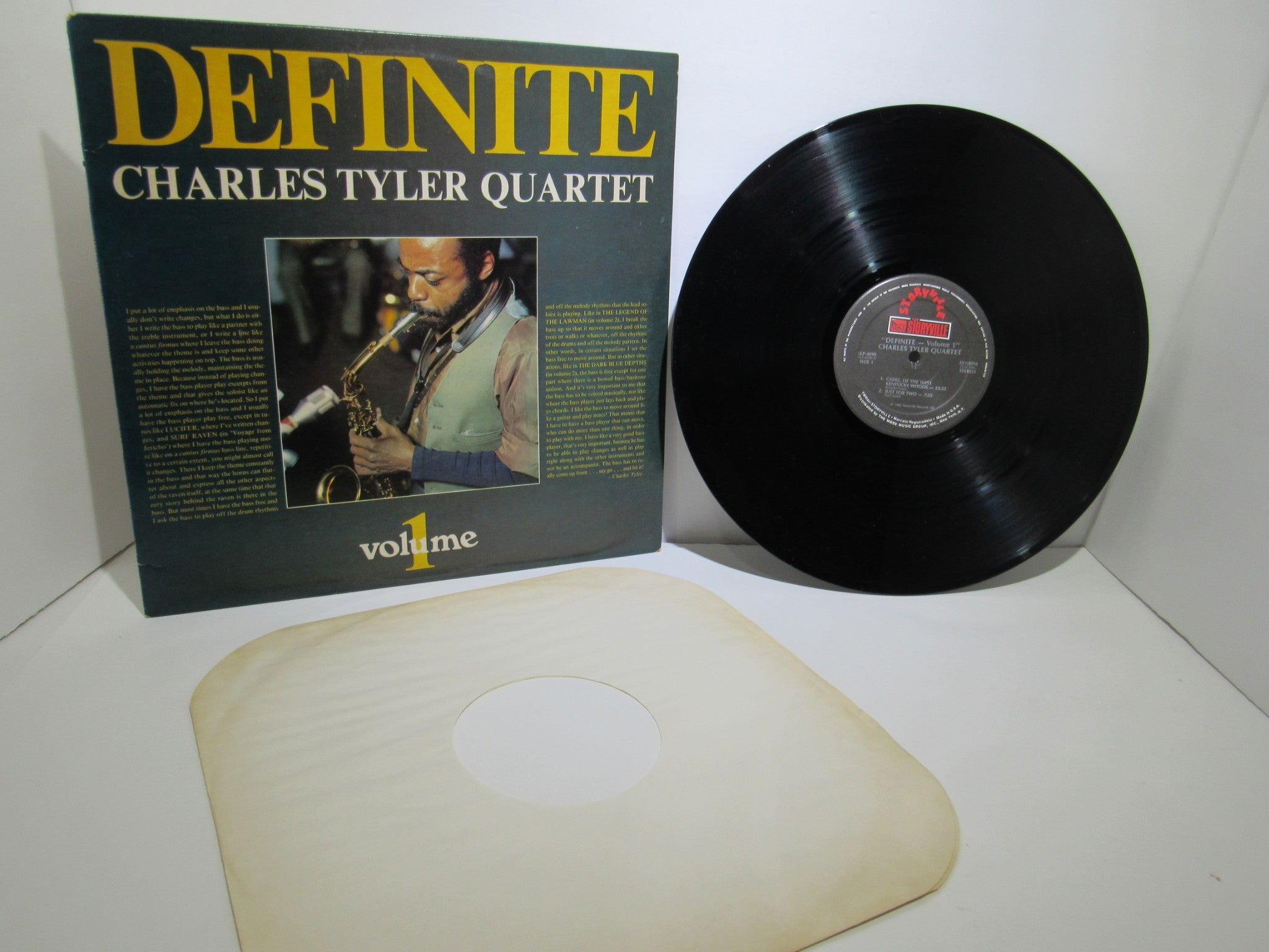 Charles Tyler Quartet: Definite - Volume 1 Storyville ‎– SLP 4098 LP Grade: VG+