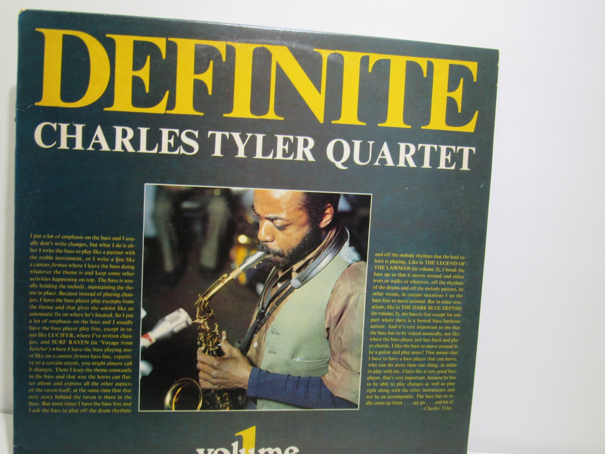 Charles Tyler Quartet: Definite - Volume 1 Storyville ‎– SLP 4098 LP Grade: VG+