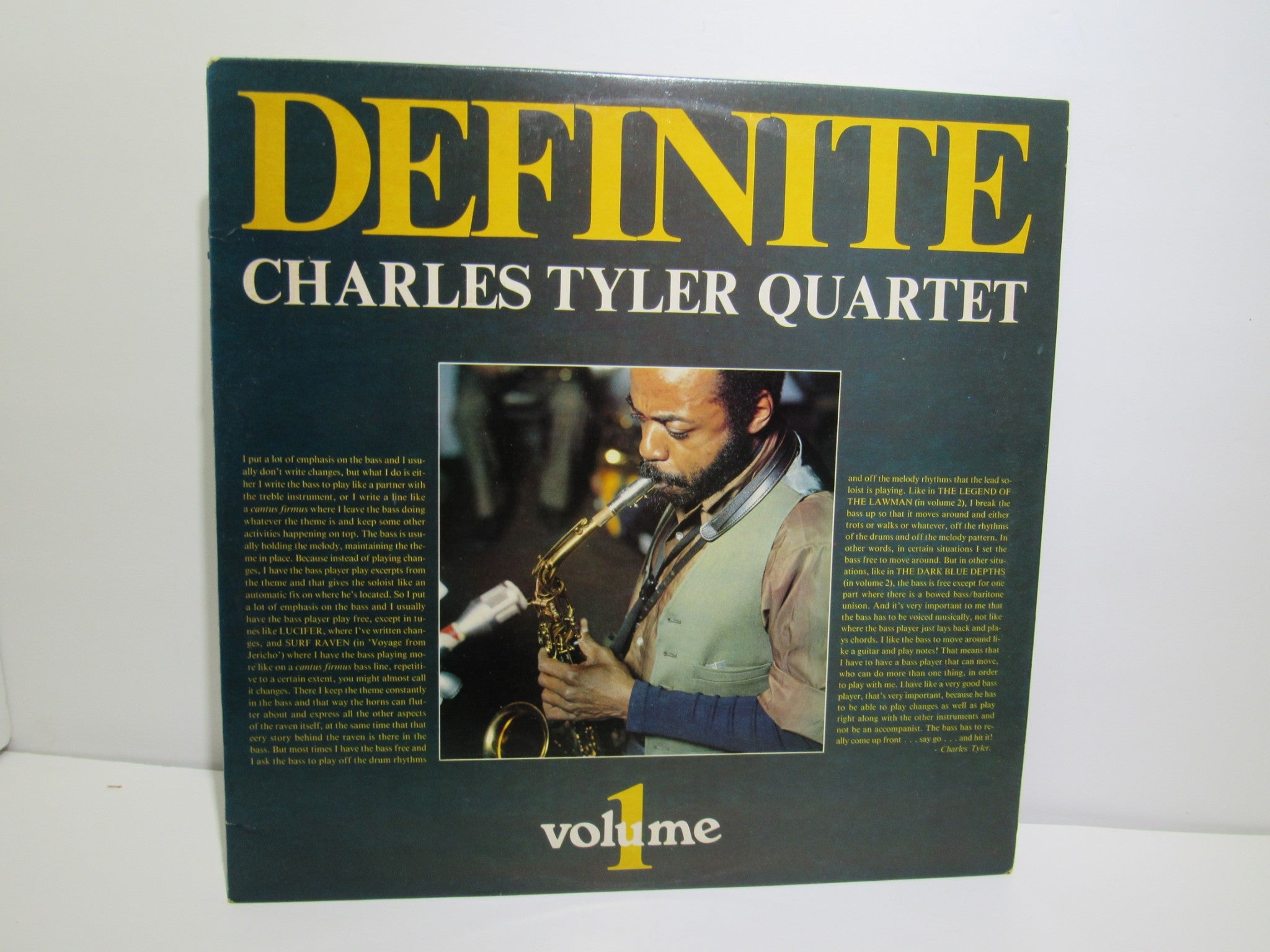 Charles Tyler Quartet: Definite - Volume 1 Storyville ‎– SLP 4098 LP Grade: VG+