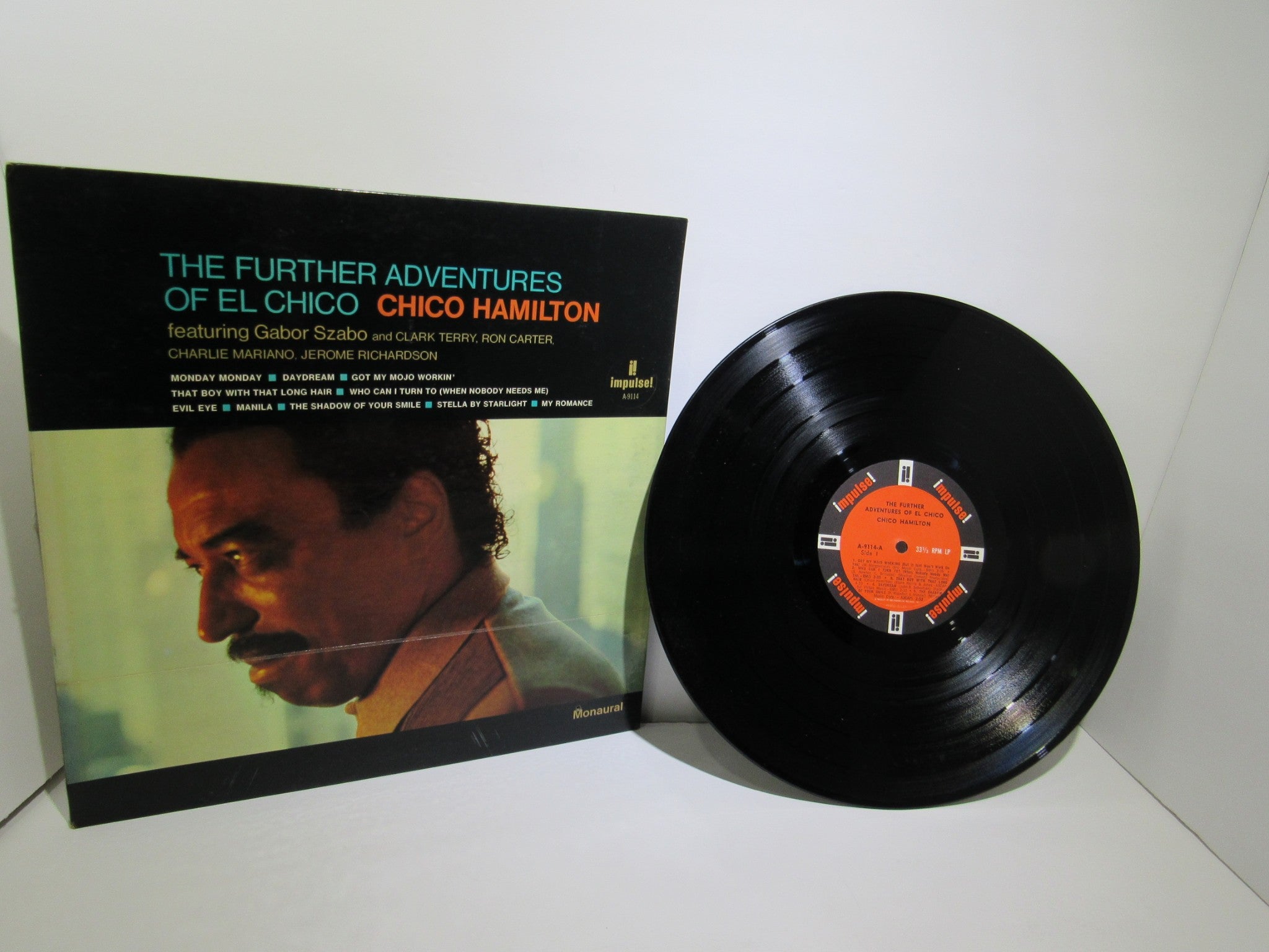 Chico Hamilton: The Further Adventures Of El Chico Impulse! A-9114 Mono LP VG