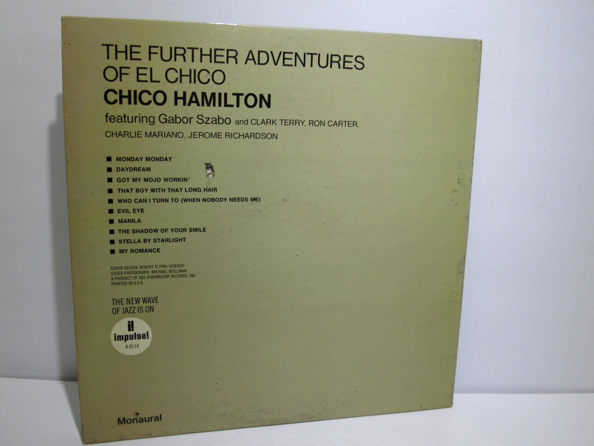 Chico Hamilton: The Further Adventures Of El Chico Impulse! A-9114 Mono LP VG