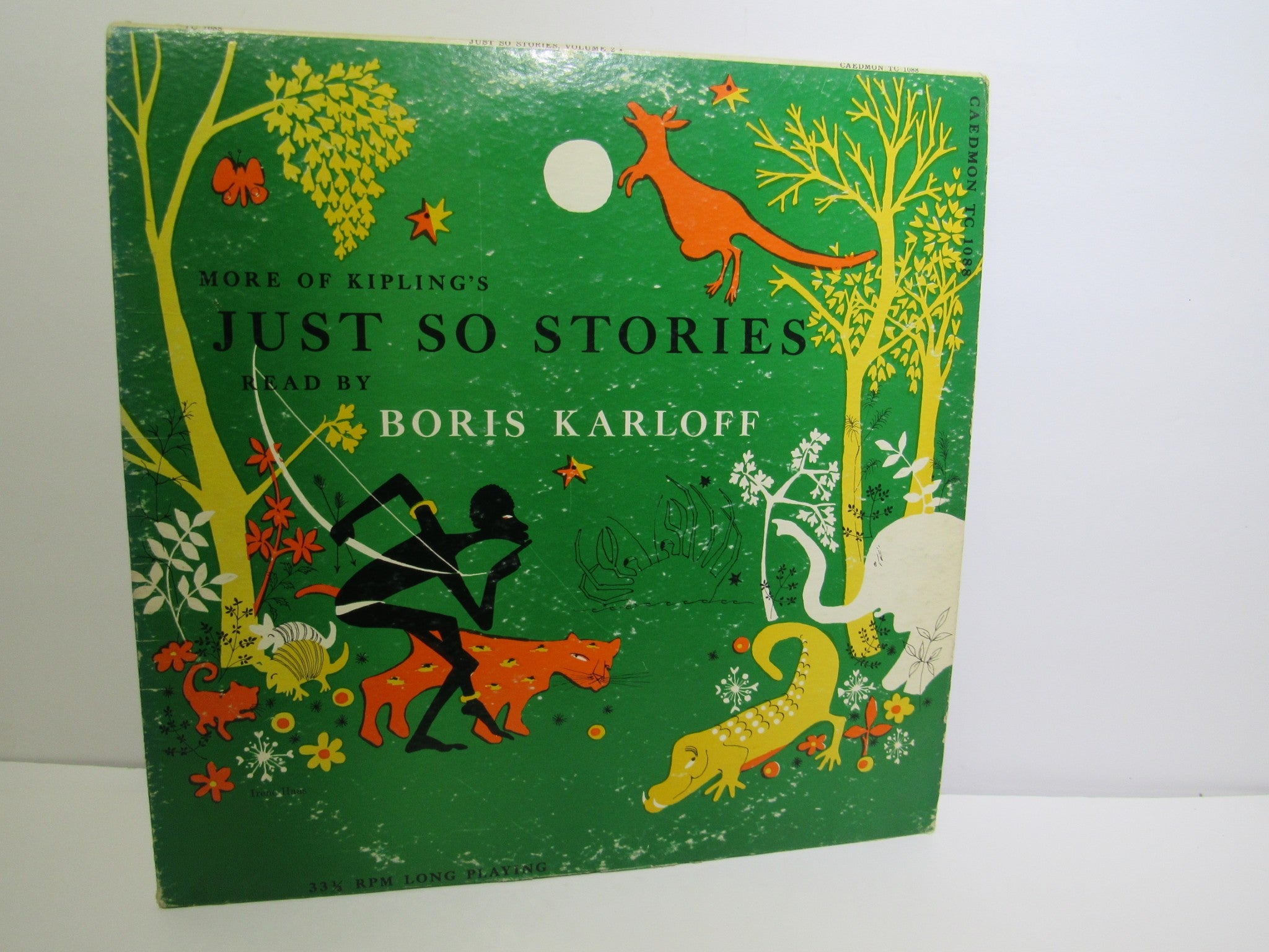 Boris Karloff: More Of Kipling's Just So Stories Caedmon Records TC-1088 LP G+