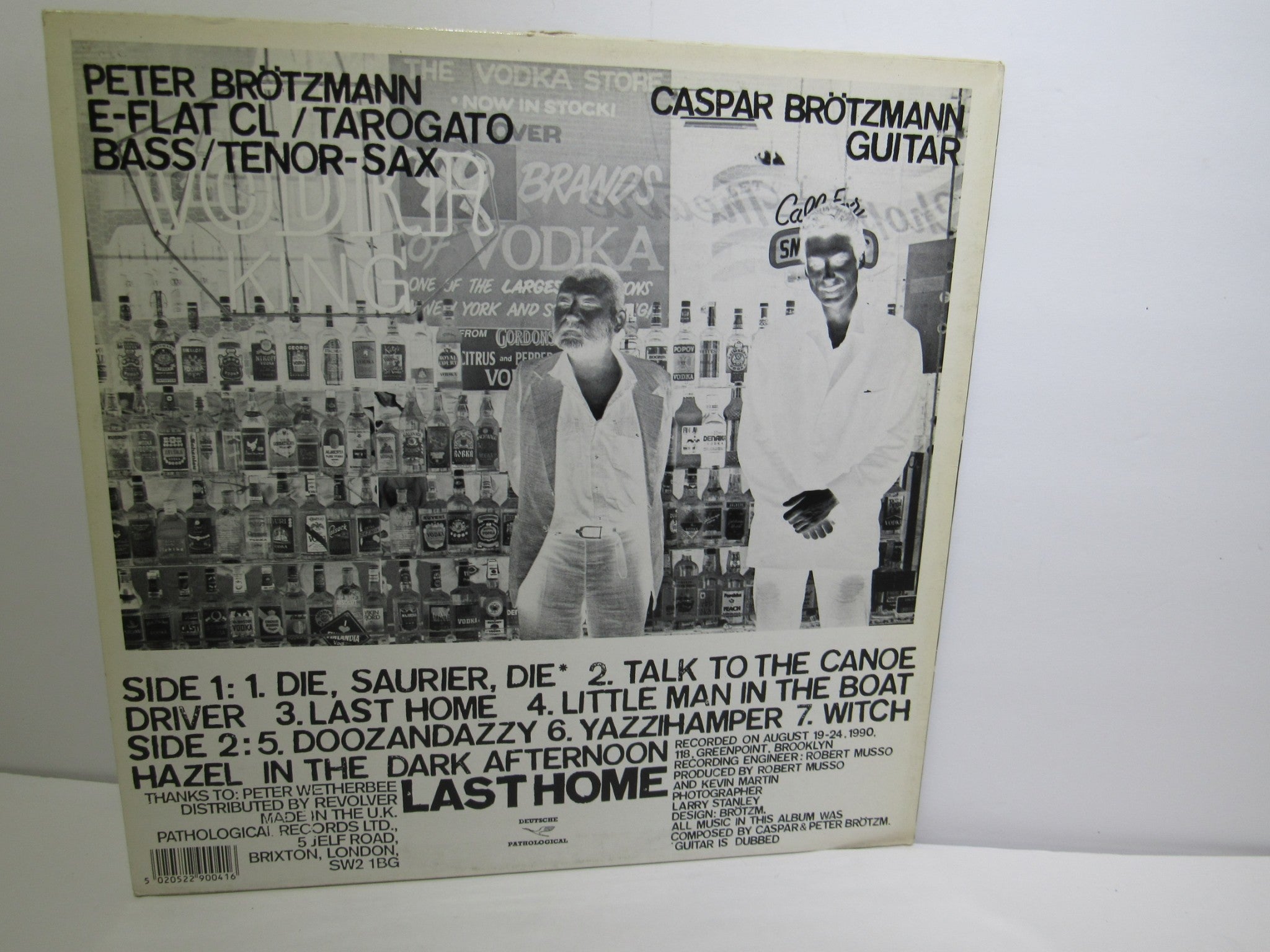 Caspar Brötzmann / Peter Brötzmann: Last Home 1990 Germany PATH 4 LP Grade: G+