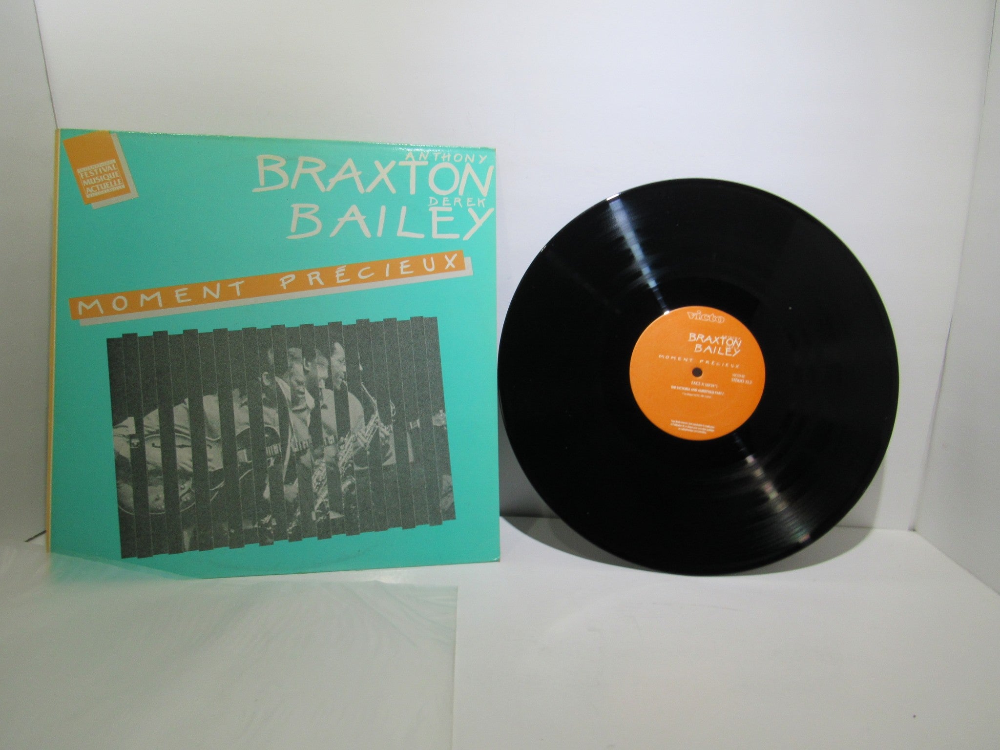 Anthony Braxton, Derek Bailey: Moment Précieux Les Disques Victo VICTO 02 LP VG