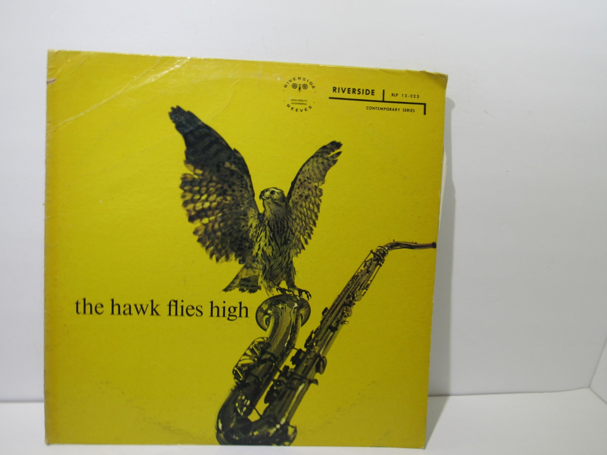 Coleman Hawkins: The Hawk Flies High Riverside OJC-027 White Label LP Grade: VG+