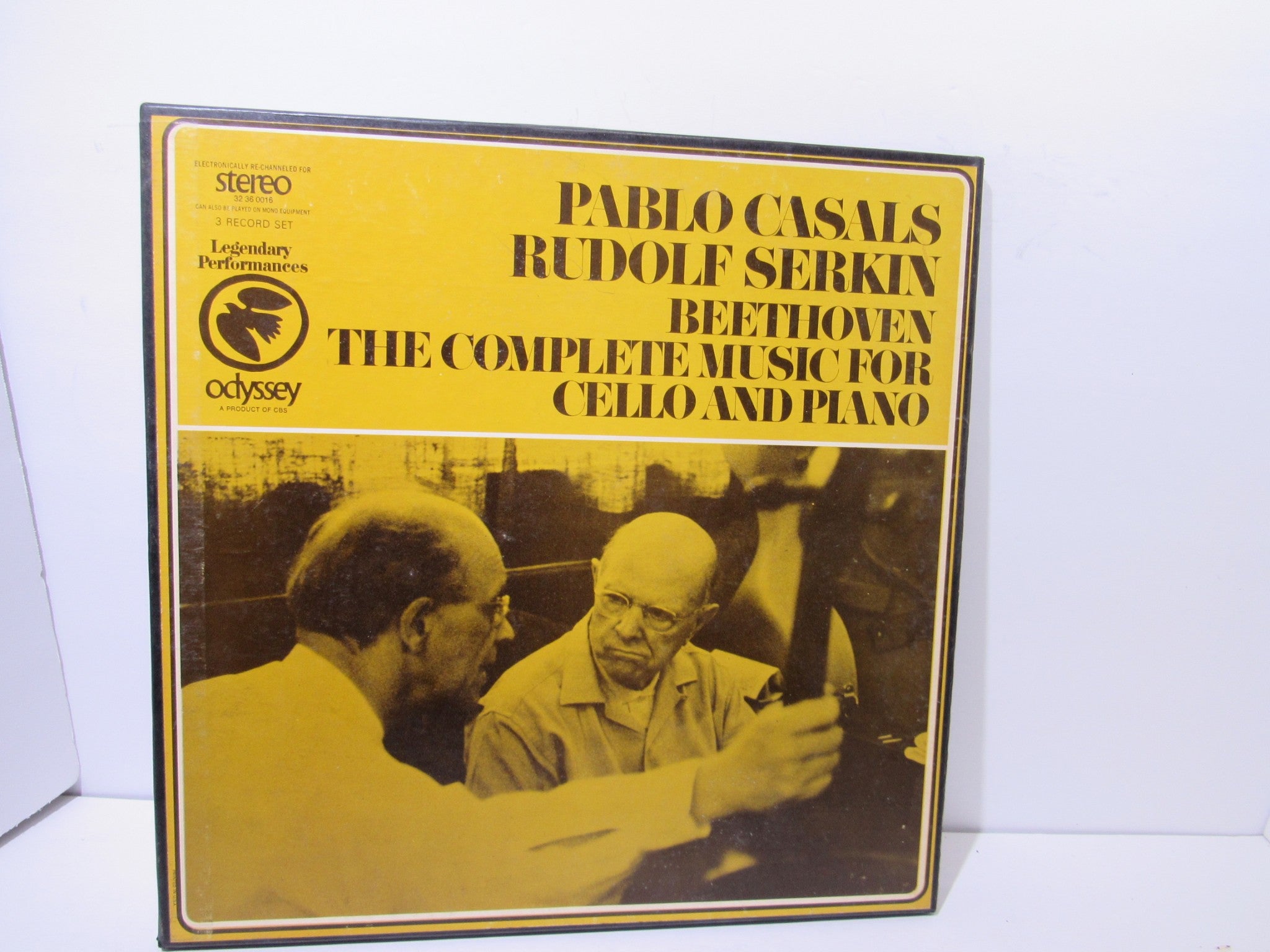 Beethoven/Casals/Serkin: The Complete Music For Cello & Piano 32 36 0016 3XLP VG