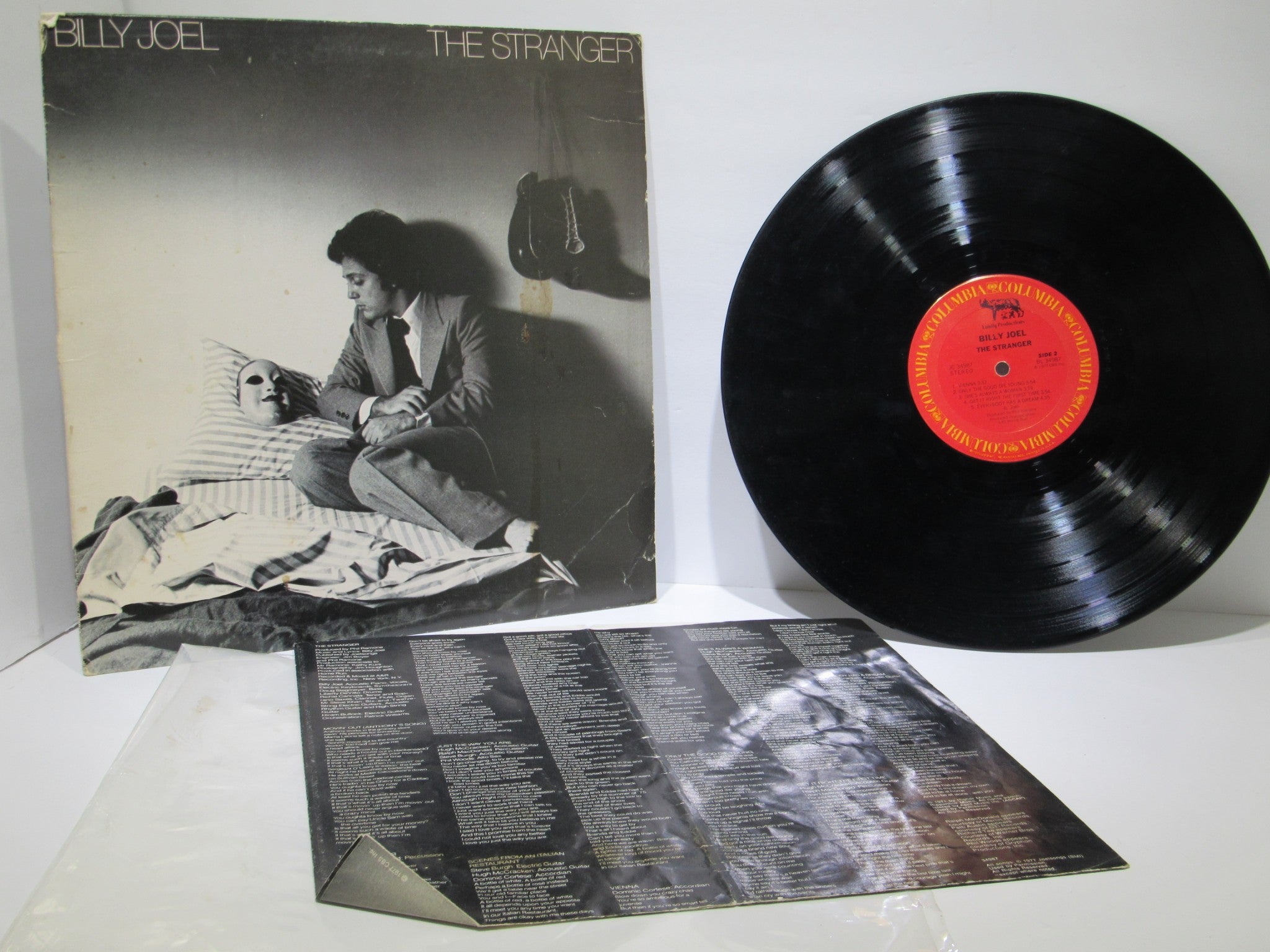 Billy Joel: The Stranger 1977 US Columbia JC 34987 LP Grade: G+