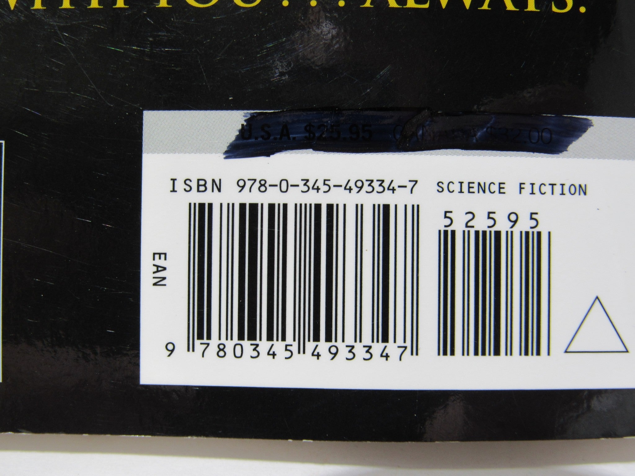 ISBN barcode for Star Wars Jedi vs. Sith: The Essential Guide to the Force, showcasing its unique identifier.