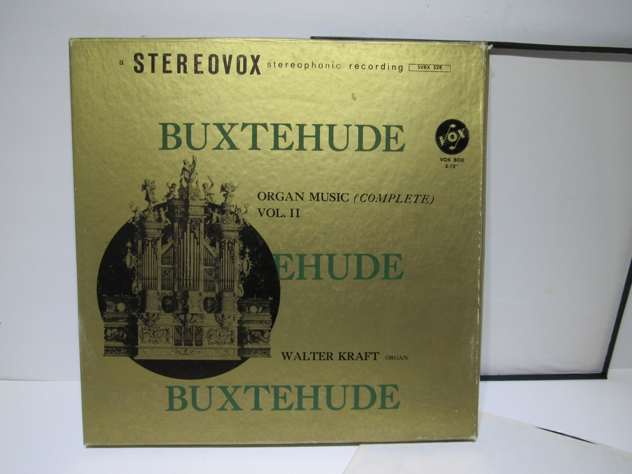 Walter Kraft: Buxtehude Organ Music (Complete) Vol. I VOX SVBX 527 3X LP VG