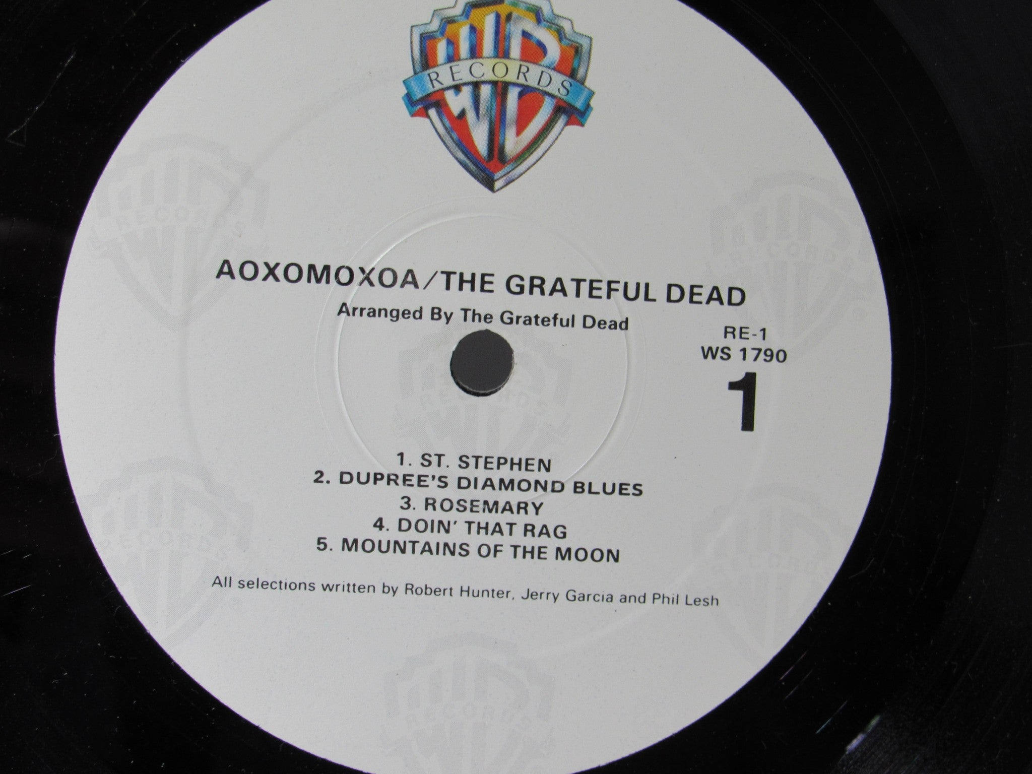 1969 The Grateful Dead: Aoxomoxoa Warner Bros. LP WS 1790 Grading: Very Good