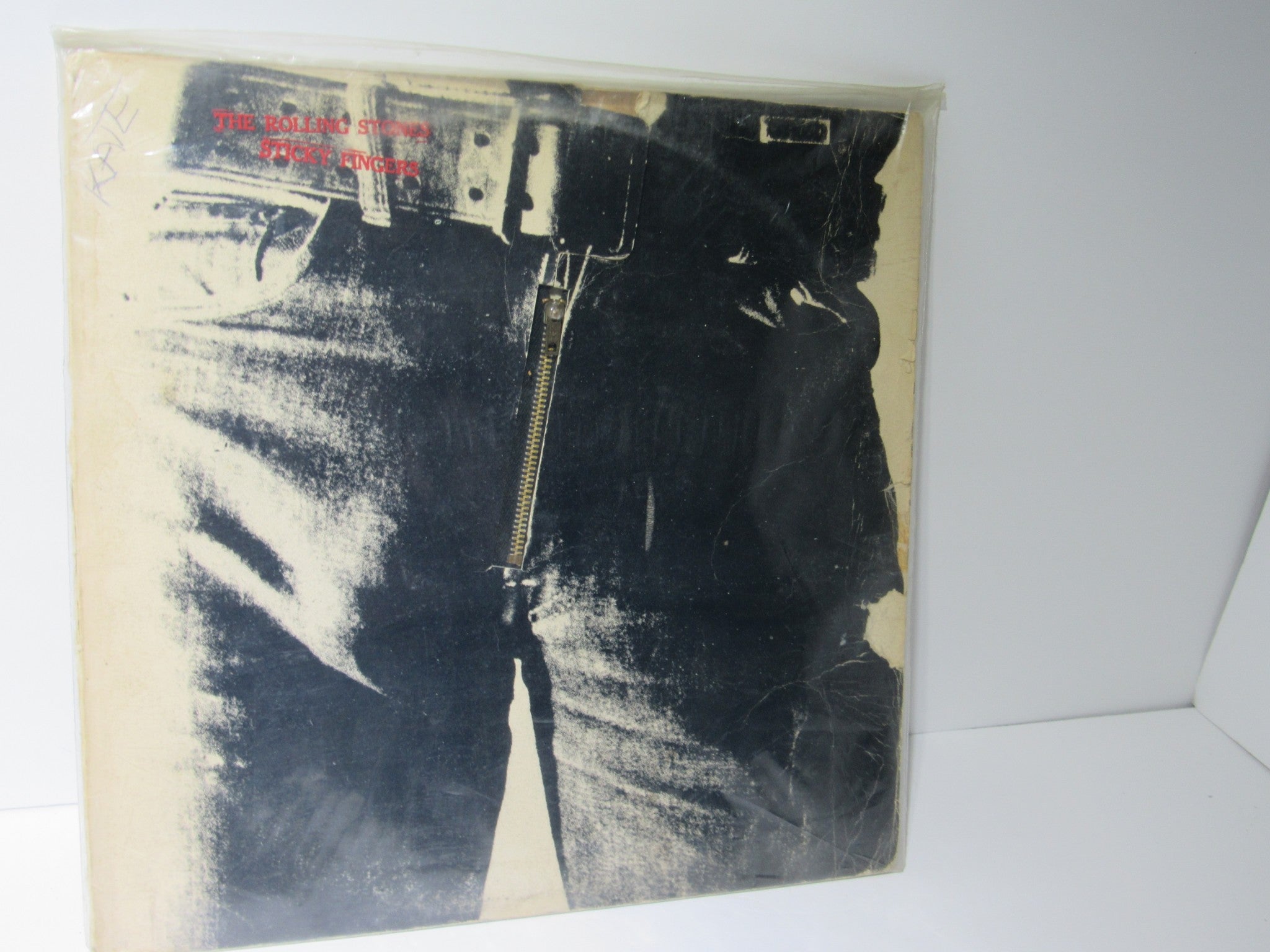 1977 Rolling Stones: Sticky Fingers SP LP COC 39105 Grading: Good +