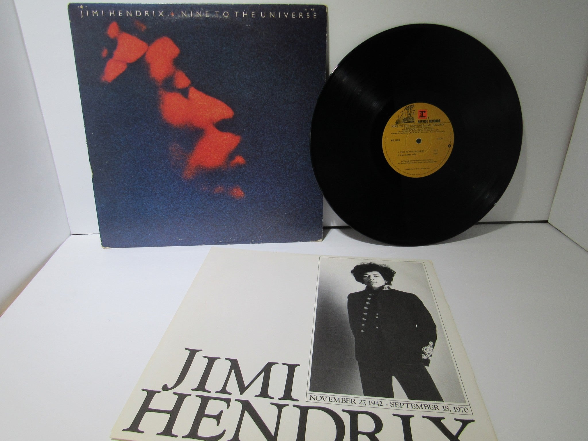 1980 Jimi Hendrix: Nine to the Universe Reprise Records LP HS 2299 Grade: VG