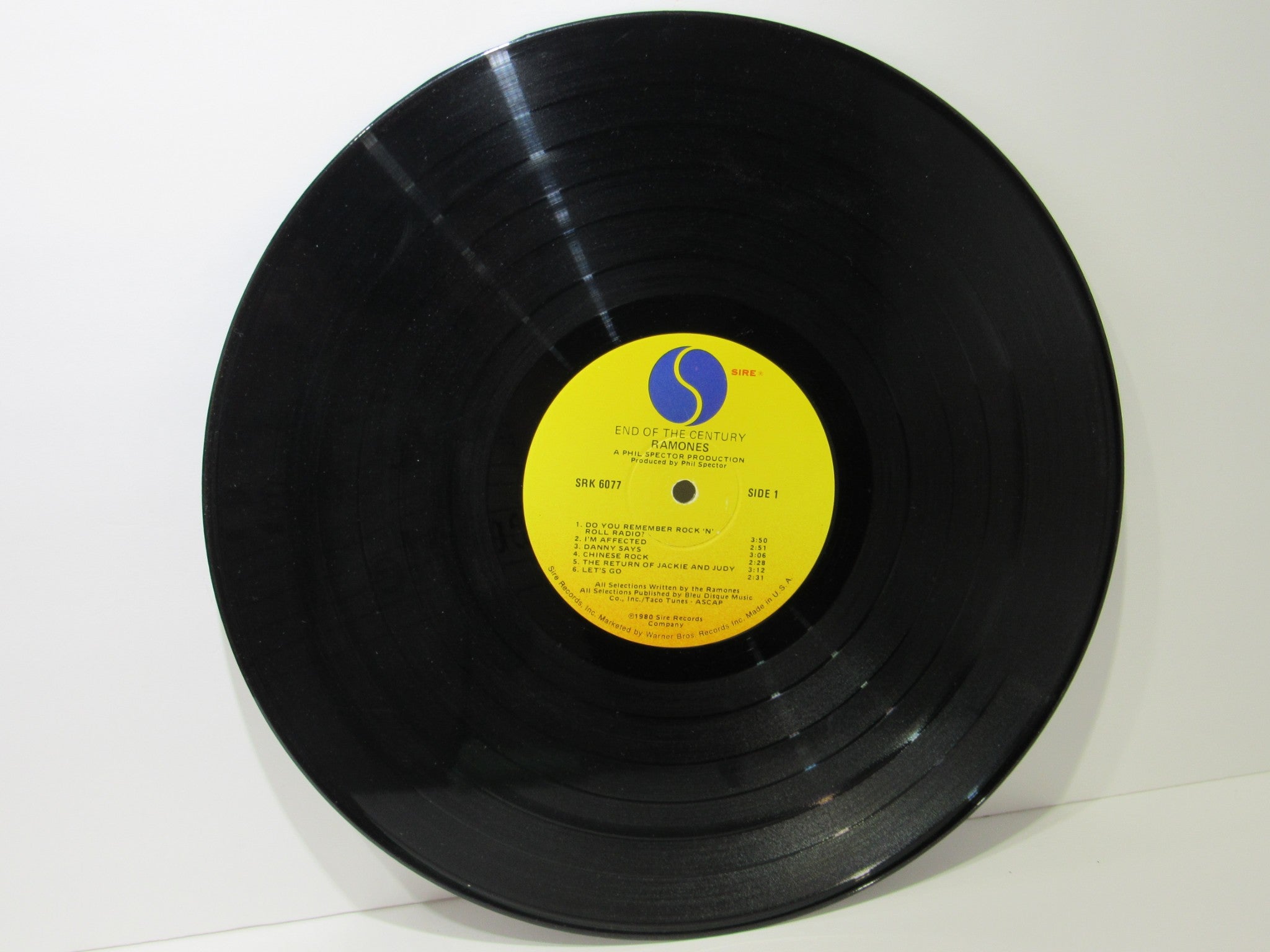 Ramones: End Of The Century Sire Records LP SRK 6077 Grade: VG