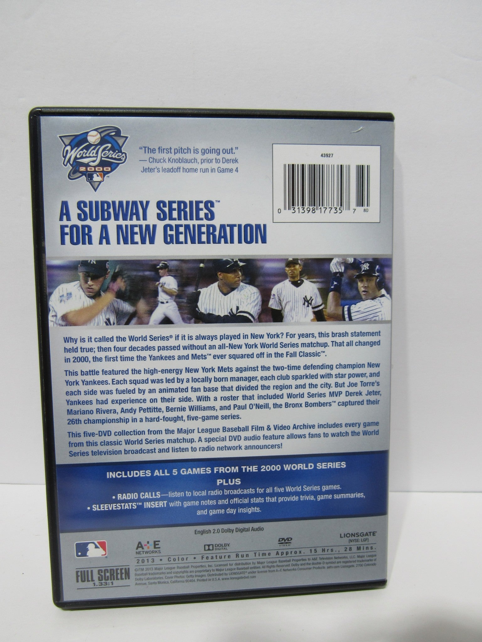 2000 Yankees World Series Collector's Edition (2013) DVD