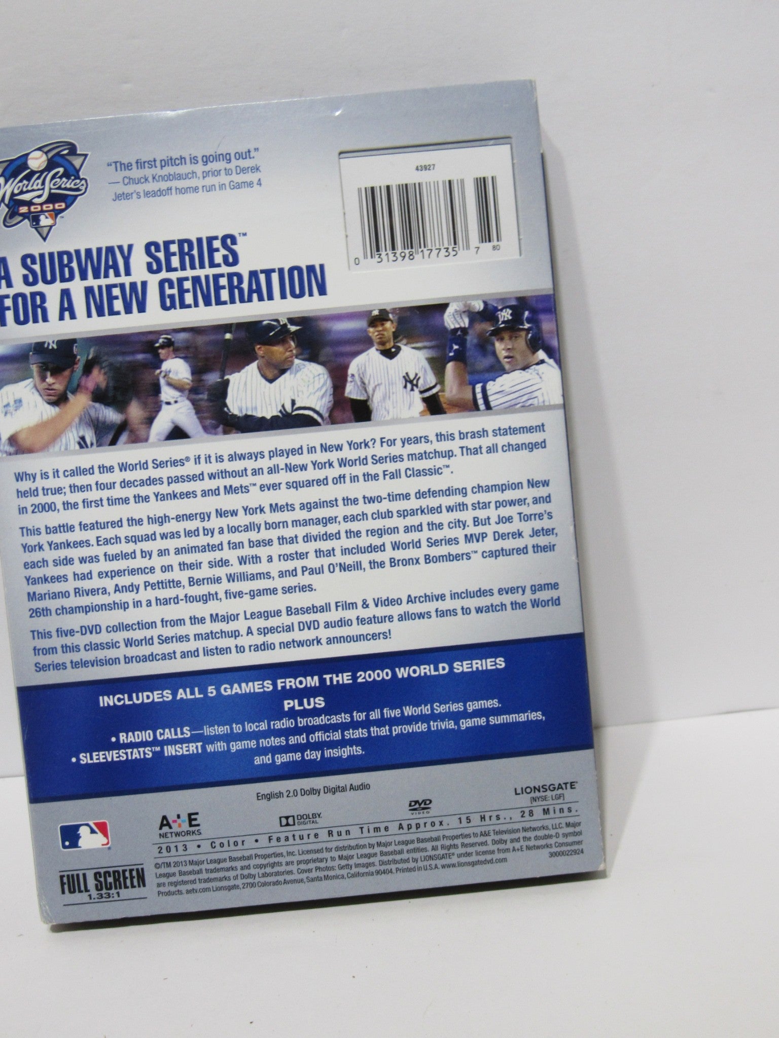 2000 Yankees World Series Collector's Edition (2013) DVD