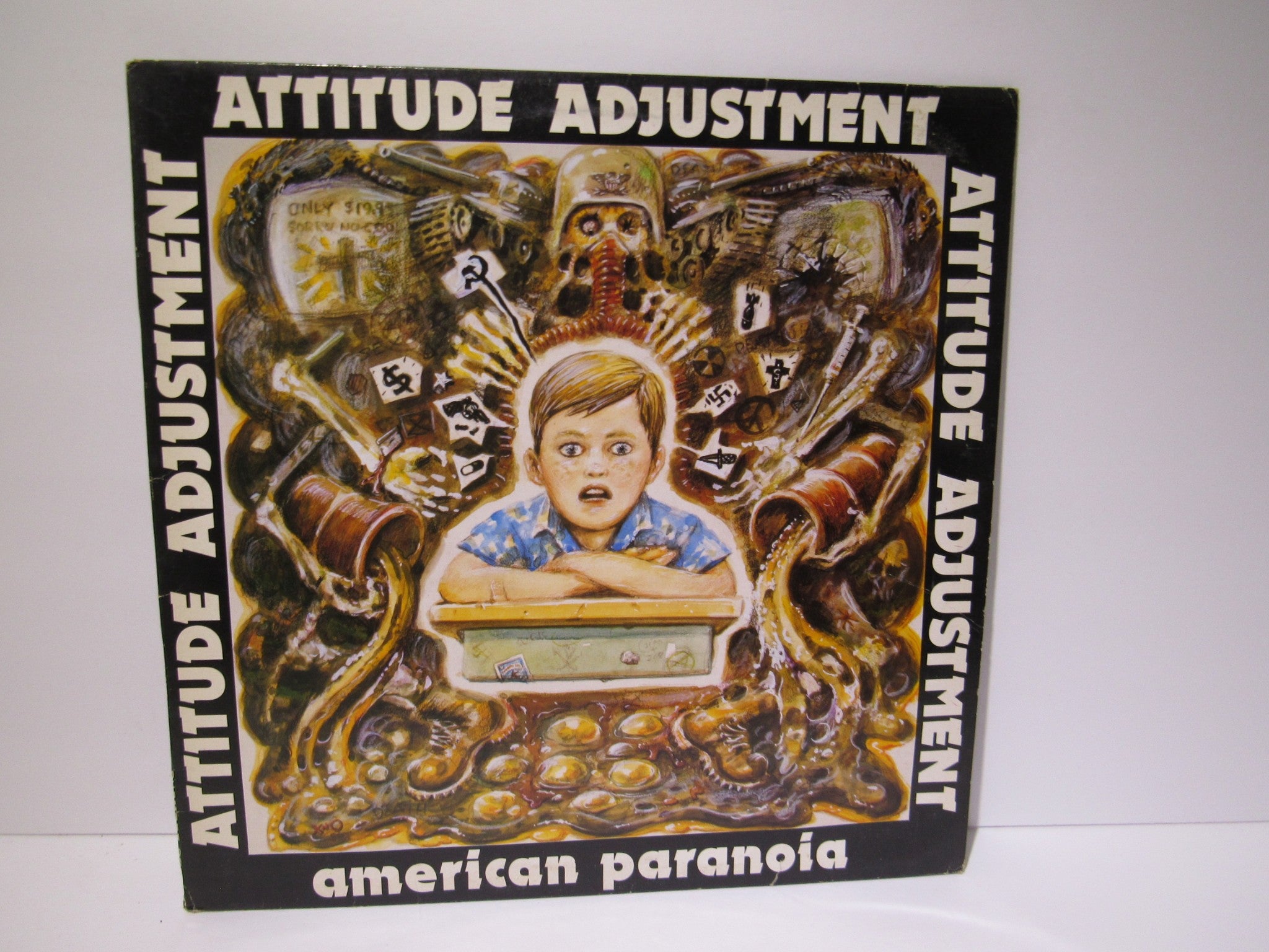 Attitude Adjustment: American Paranoia 1986 France LP PUSMORT 0012-11 Grade: VG