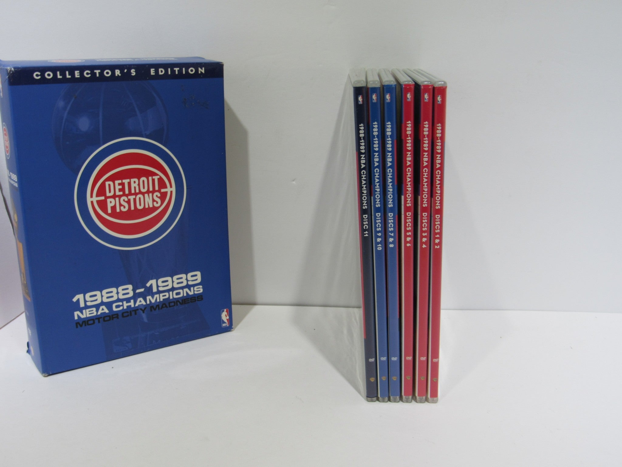 Detroit Pistons: 1988-1989 NBA Champions Motor City Madness 11-Disc Set 1989 DVD