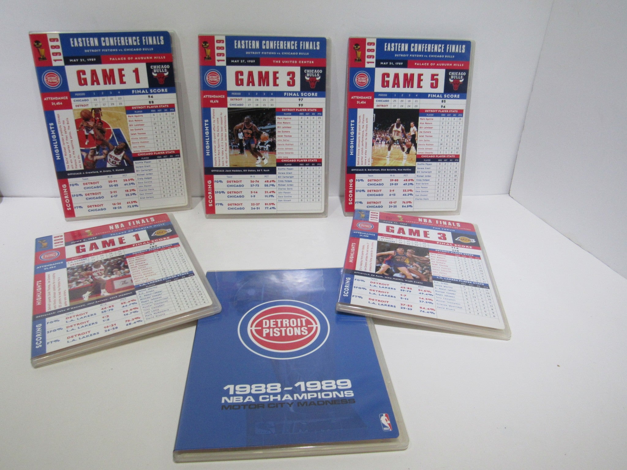 Detroit Pistons: 1988-1989 NBA Champions Motor City Madness 11-Disc Set 1989 DVD